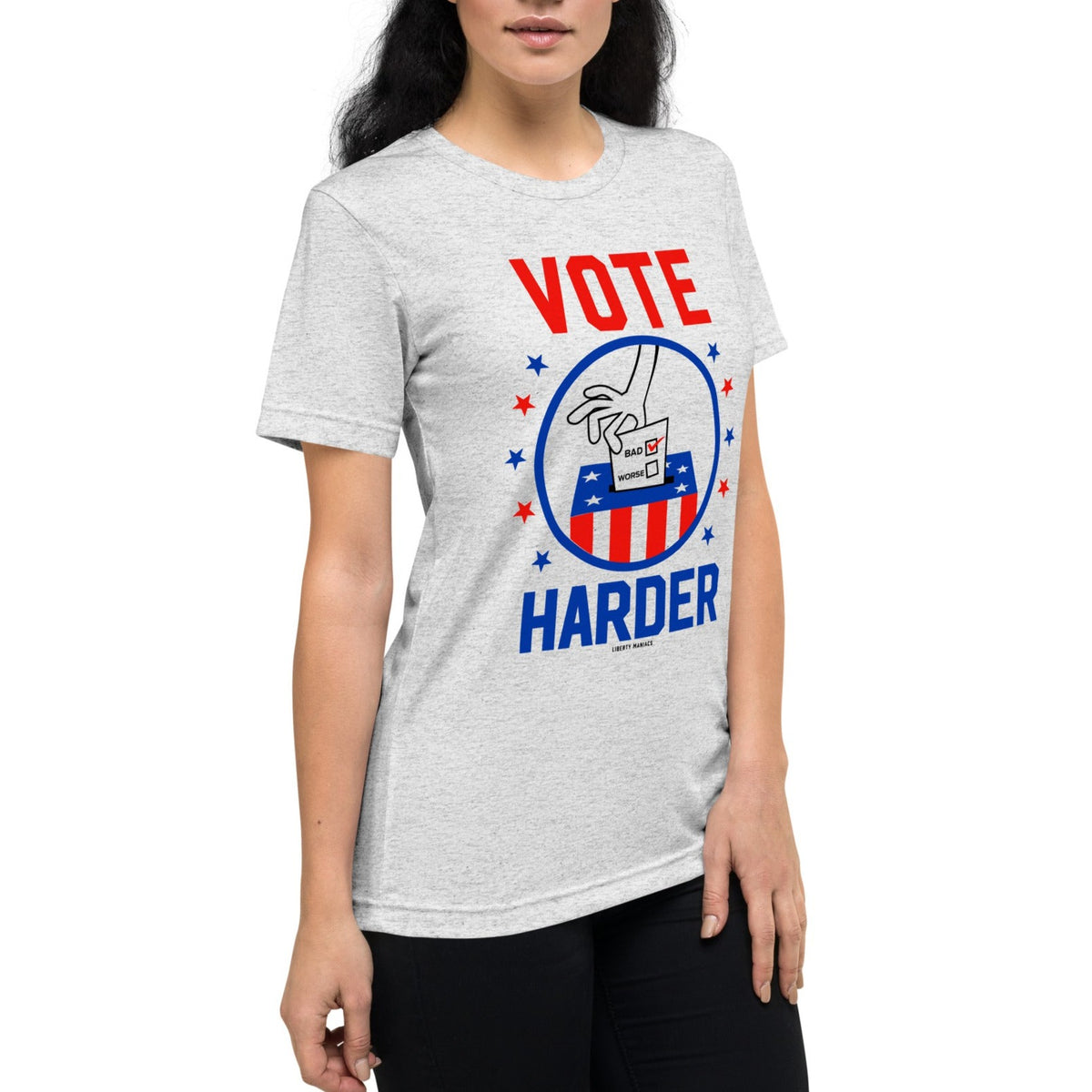 Vote Harder Tri-Blend T-Shirt