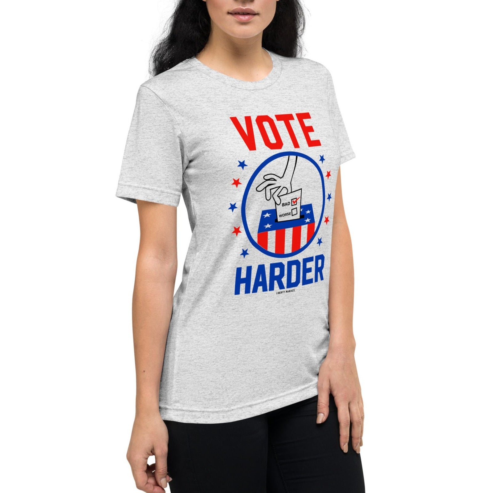 Vote Harder Tri-Blend T-Shirt