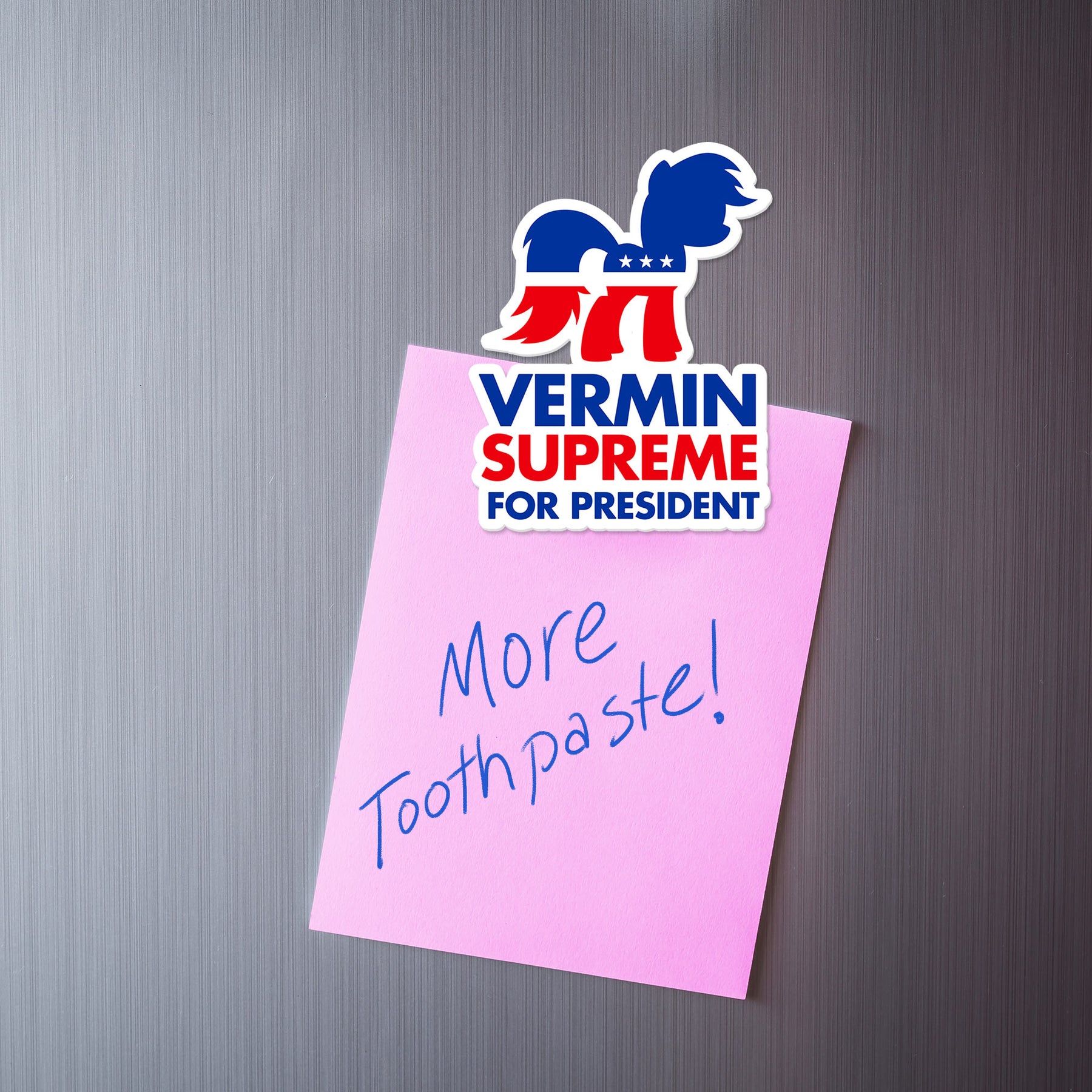 Vermin Supreme For President Die-Cut Magnet - Liberty Maniacs