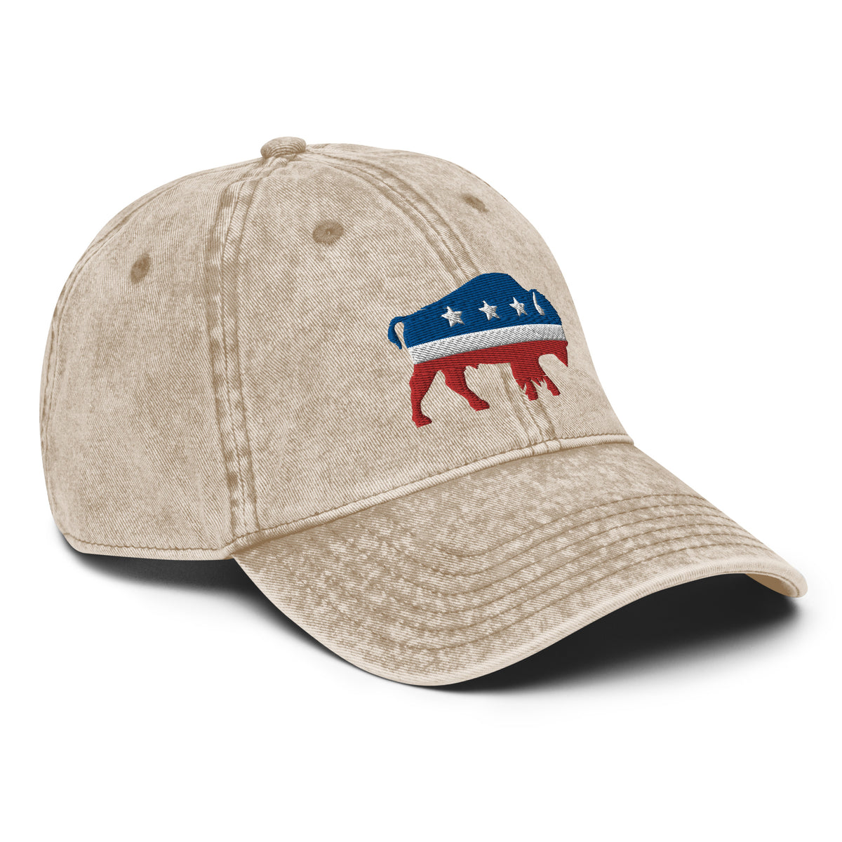 Bison Independent Vintage Cotton Twill Cap