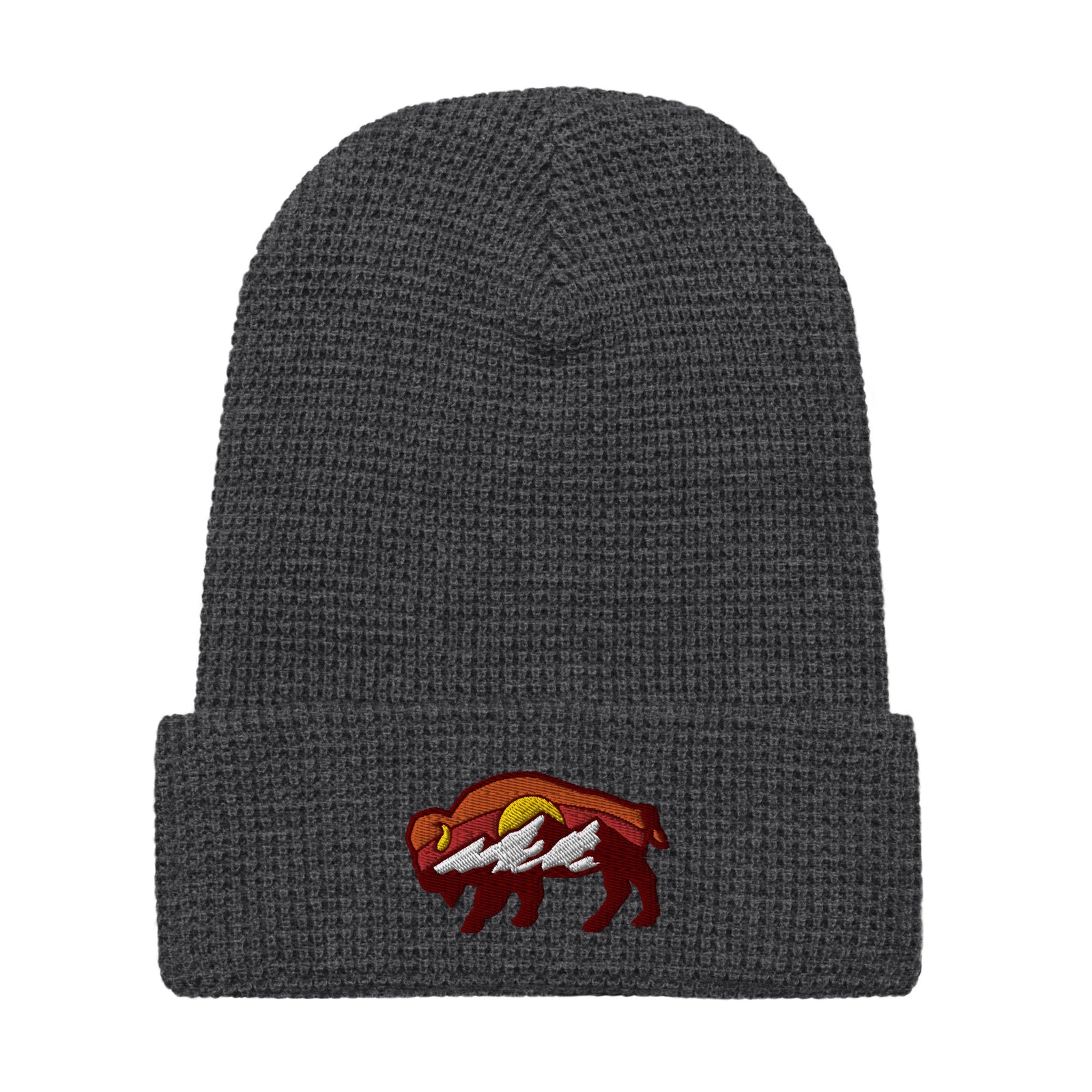 Liberty Bison Waffle Beanie
