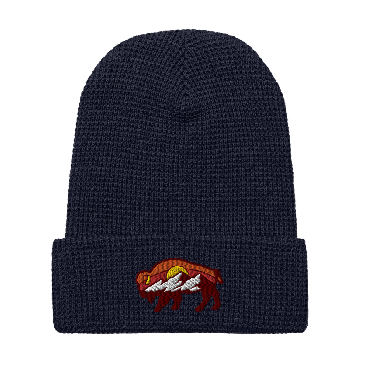 Liberty Bison Waffle Beanie