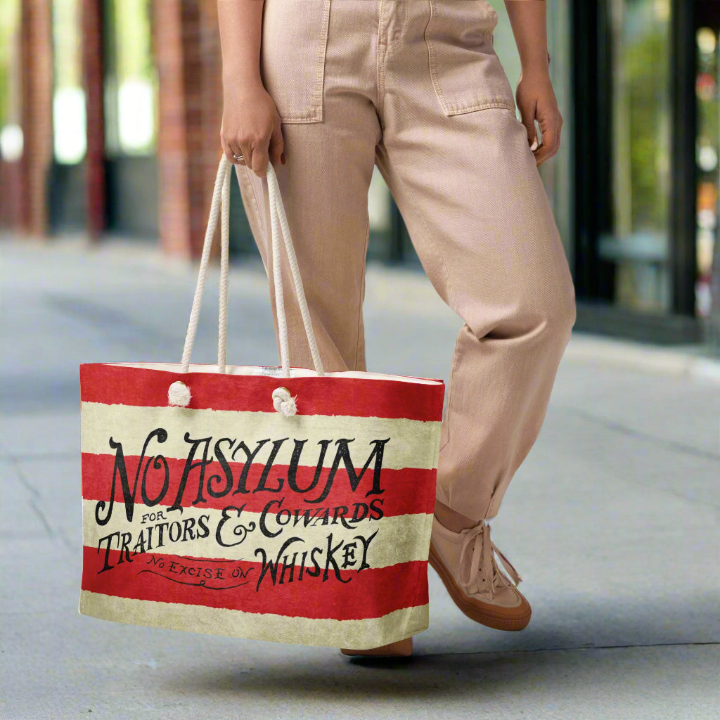 Whiskey Rebellion Oversized Weekender Bag