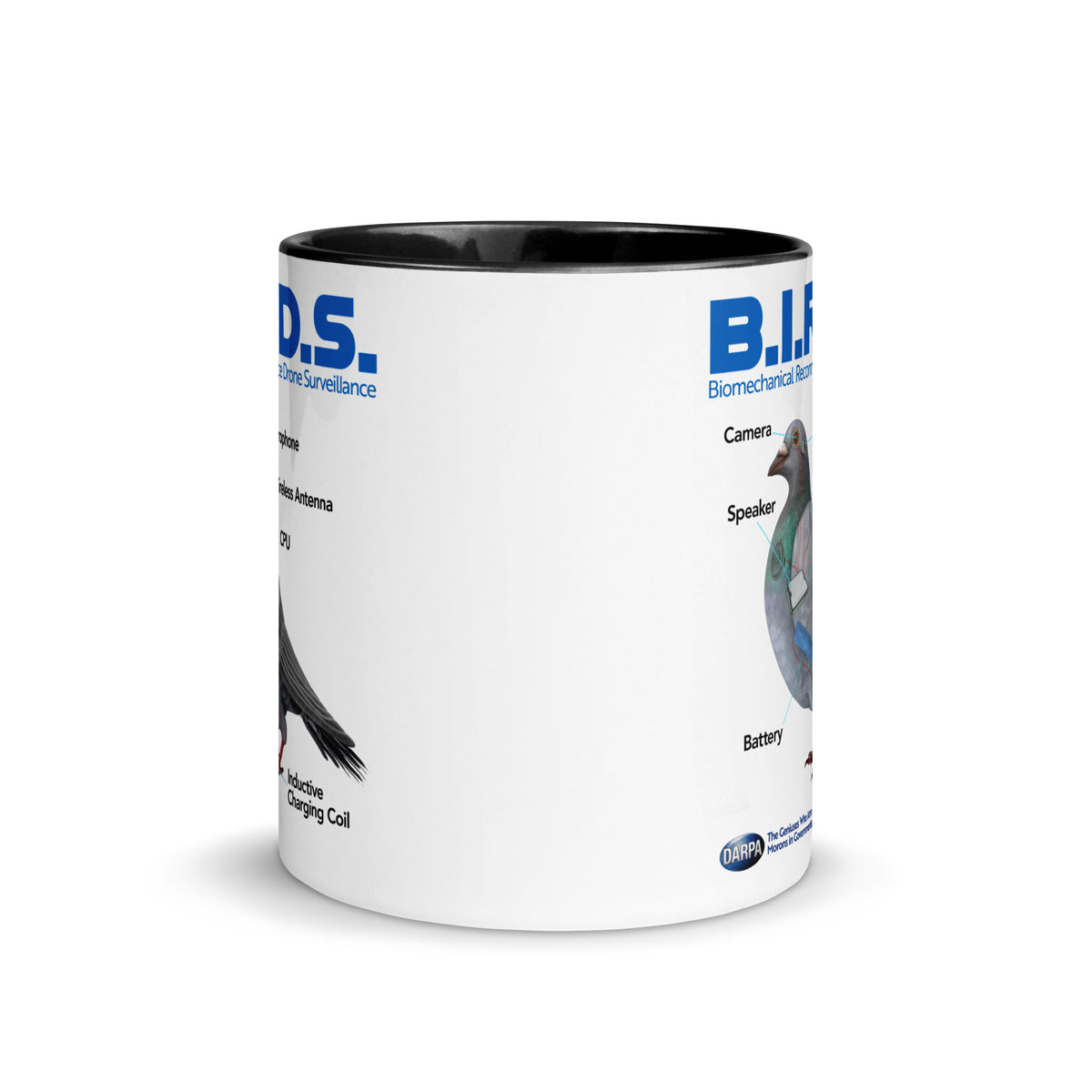 B.I.R.D.S. Biomechanical Reconnaissance Drone Surveillance Coffee Mug