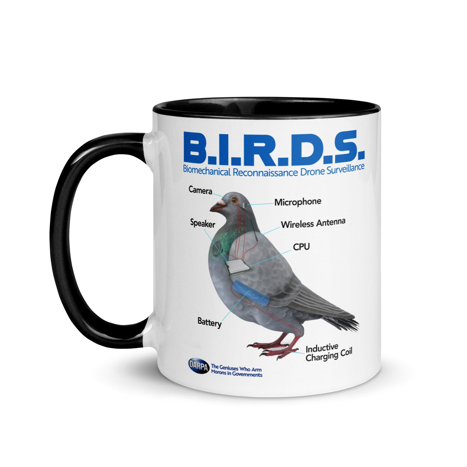 B.I.R.D.S. Biomechanical Reconnaissance Drone Surveillance Coffee Mug