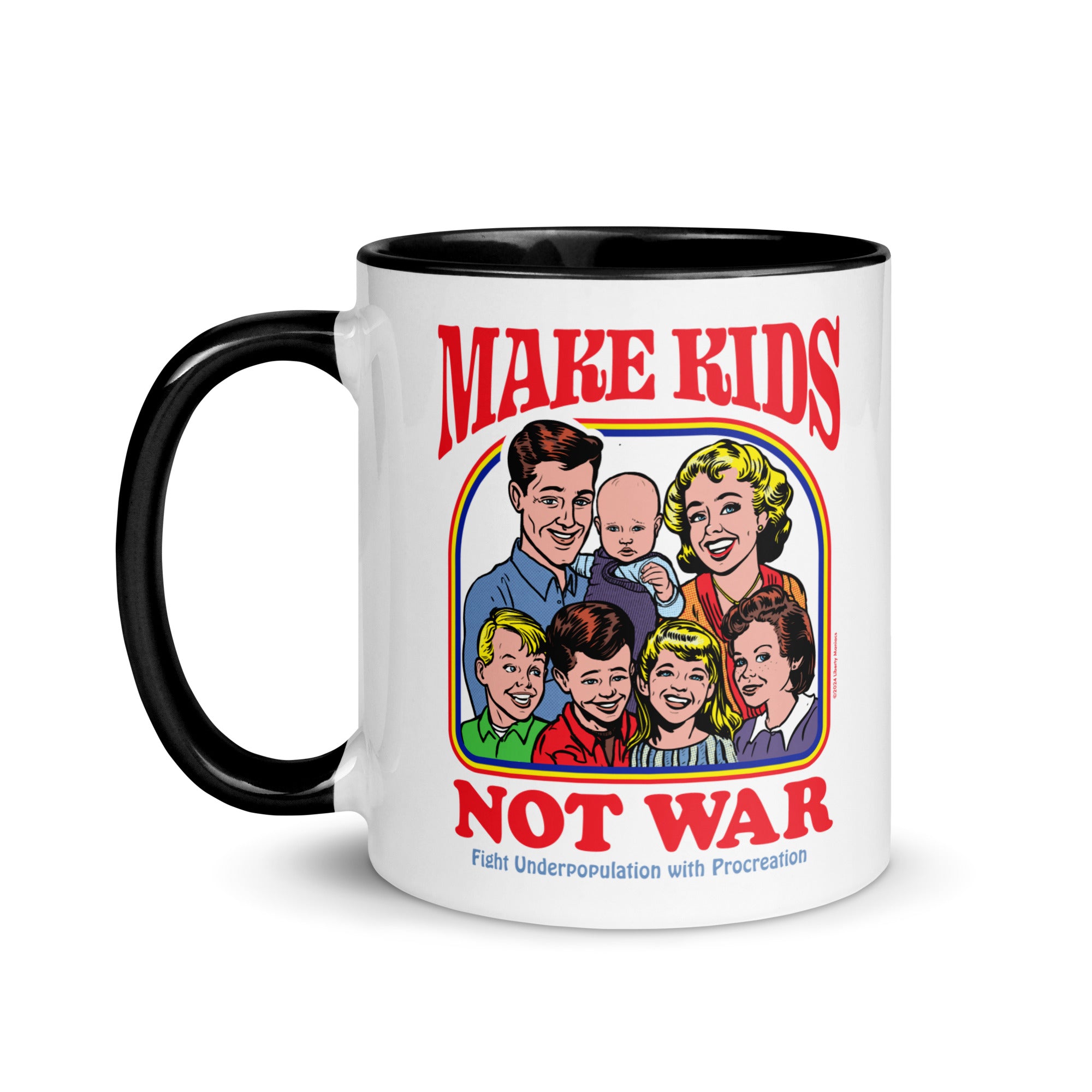 Make Kids Not War Colorful Coffee Mug