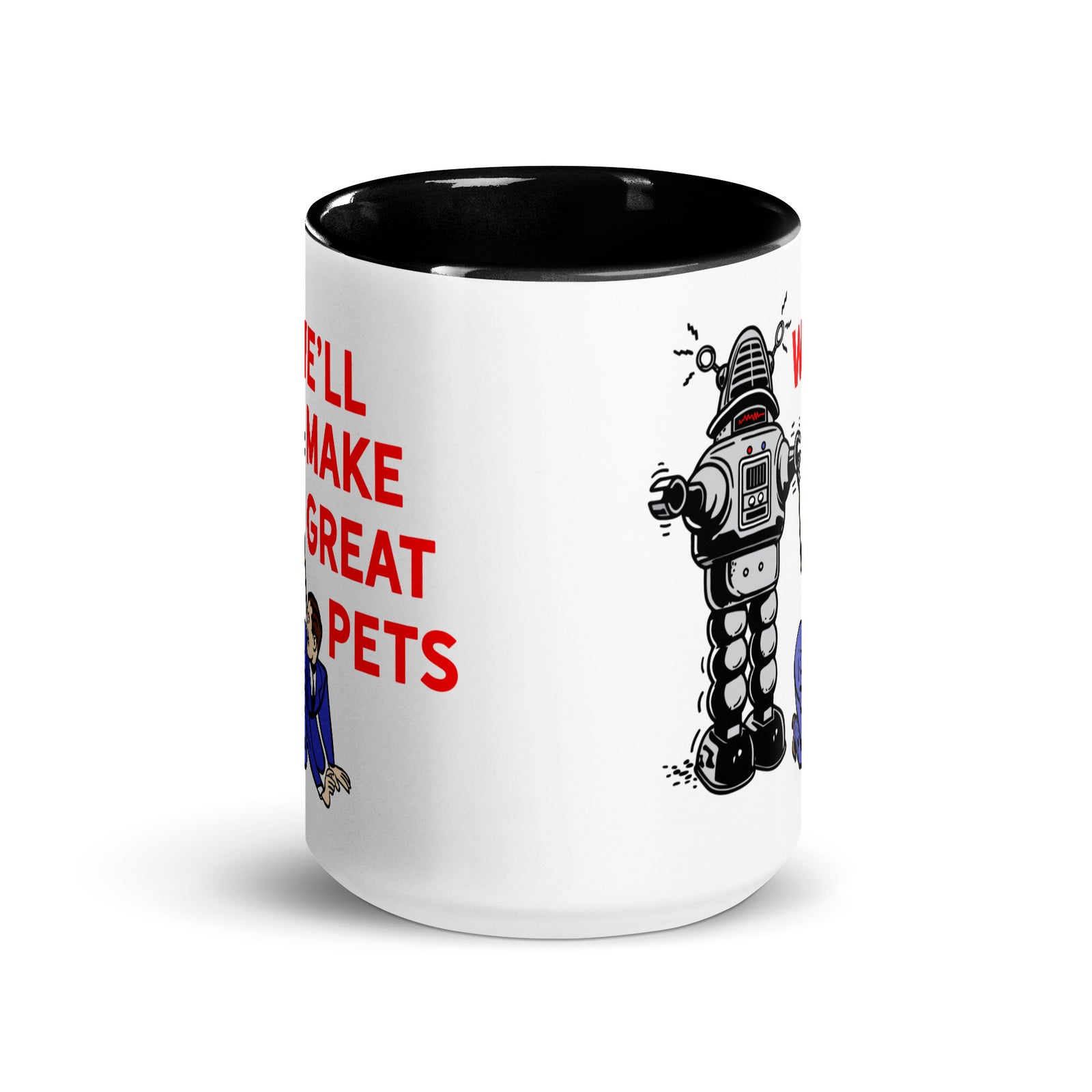 We'll Great Pets Artificial Intelligence Overlord Mug with Color Inside