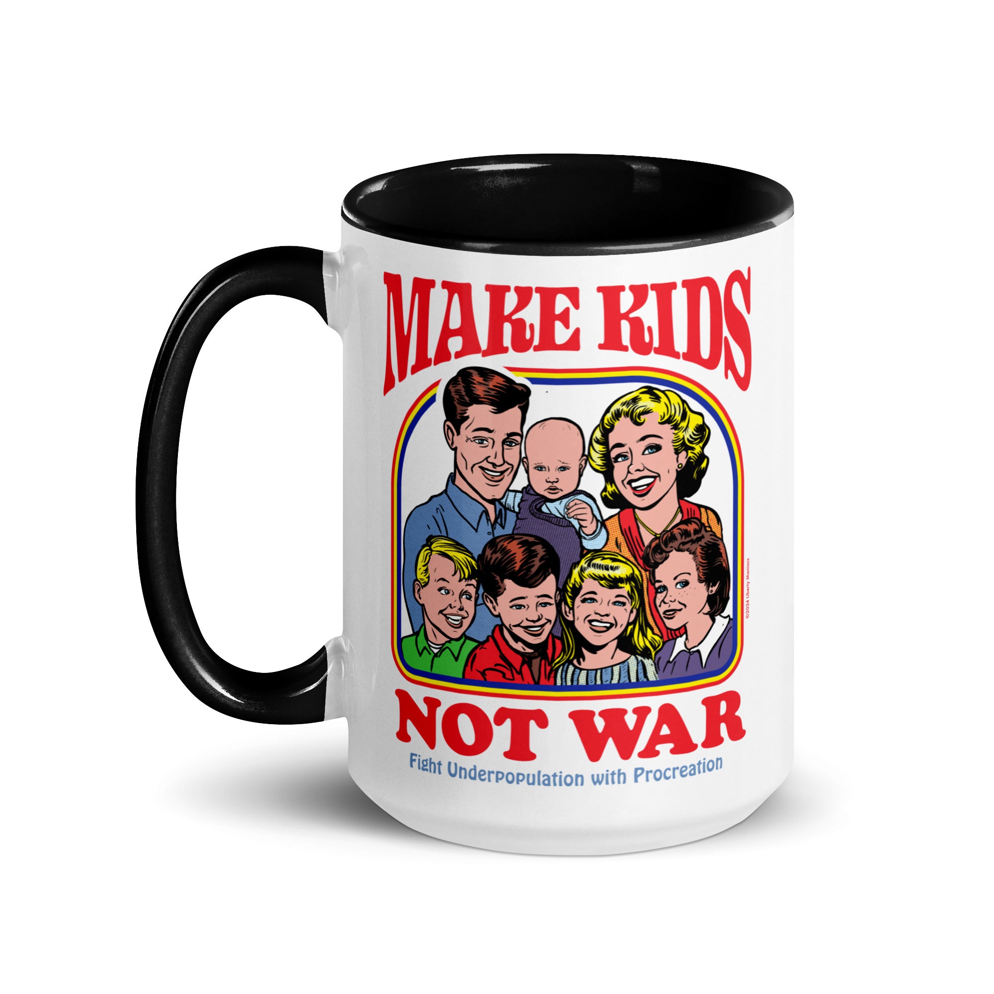 Make Kids Not War Colorful Coffee Mug