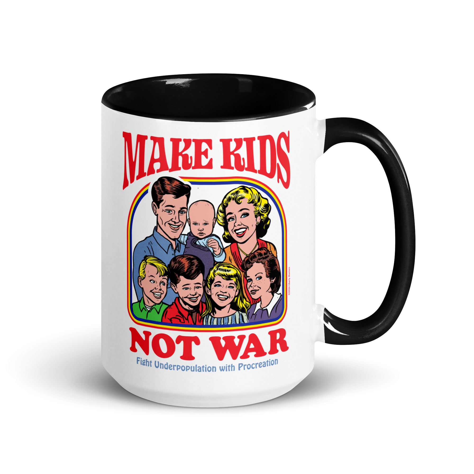 Make Kids Not War Colorful Coffee Mug