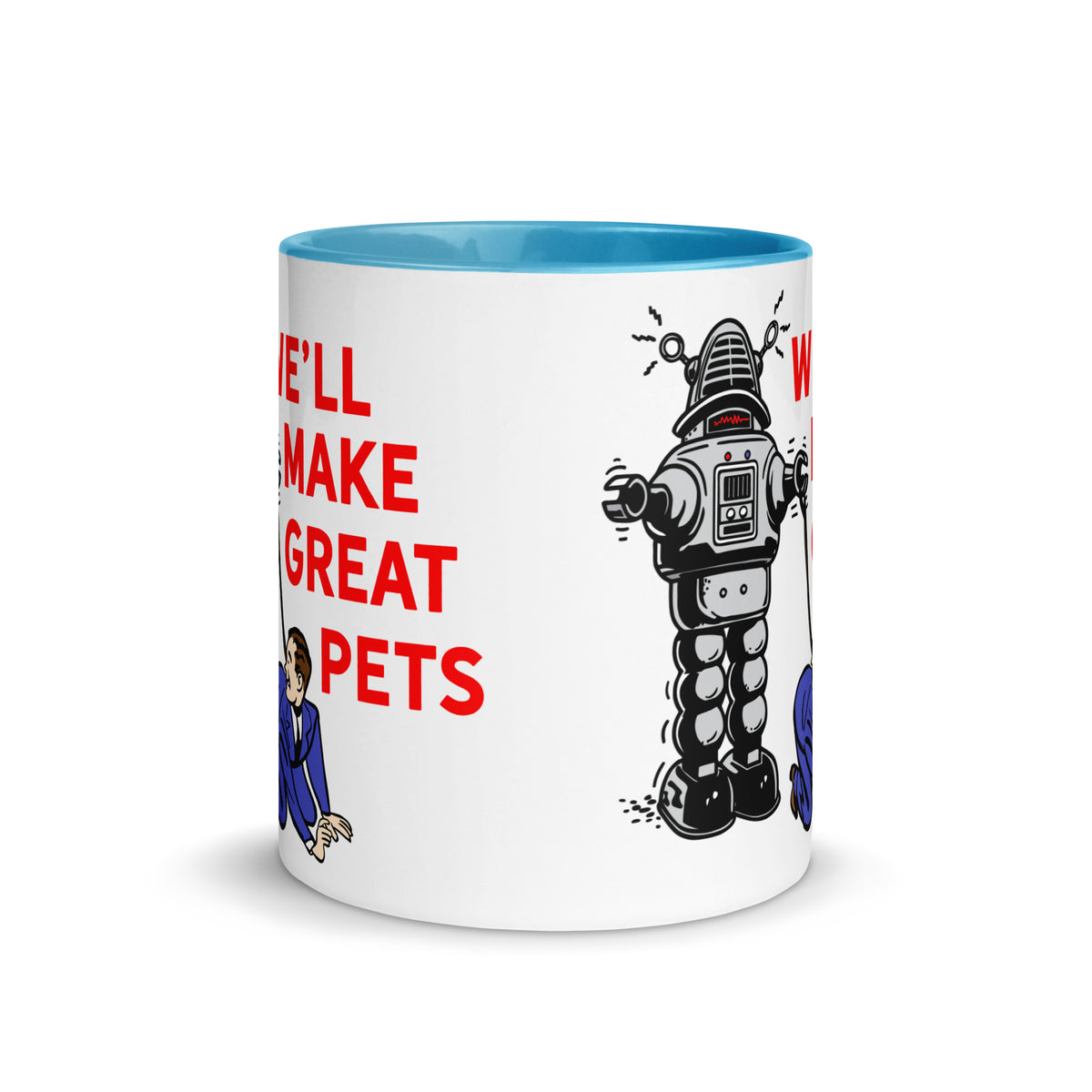 We&#39;ll Great Pets Artificial Intelligence Overlord Mug with Color Inside