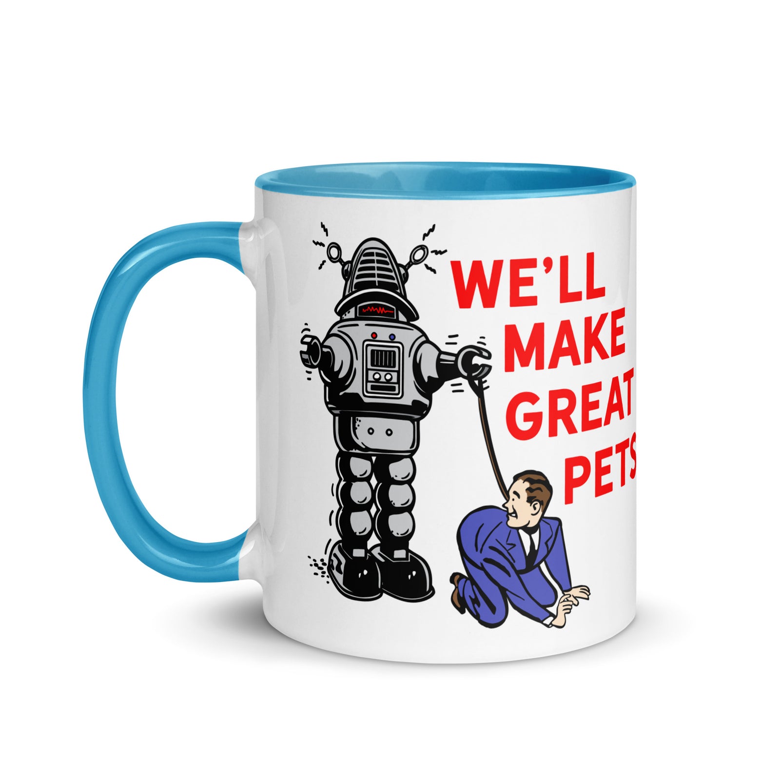 We'll Great Pets Artificial Intelligence Overlord Mug with Color Inside