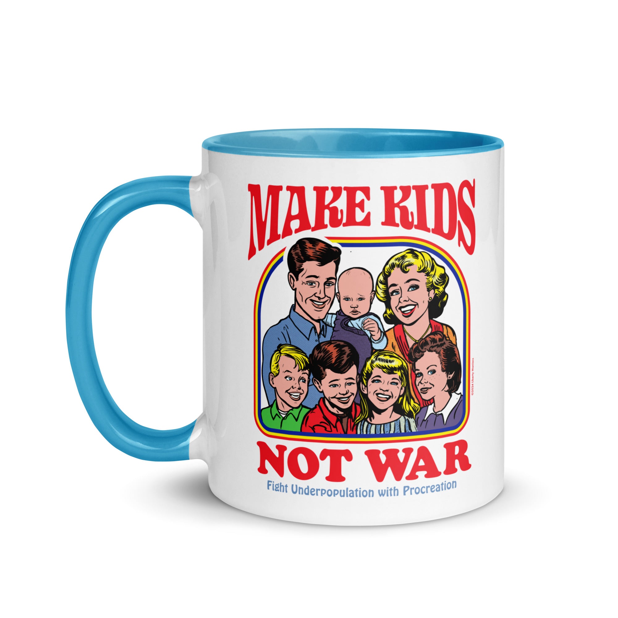 Make Kids Not War Colorful Coffee Mug