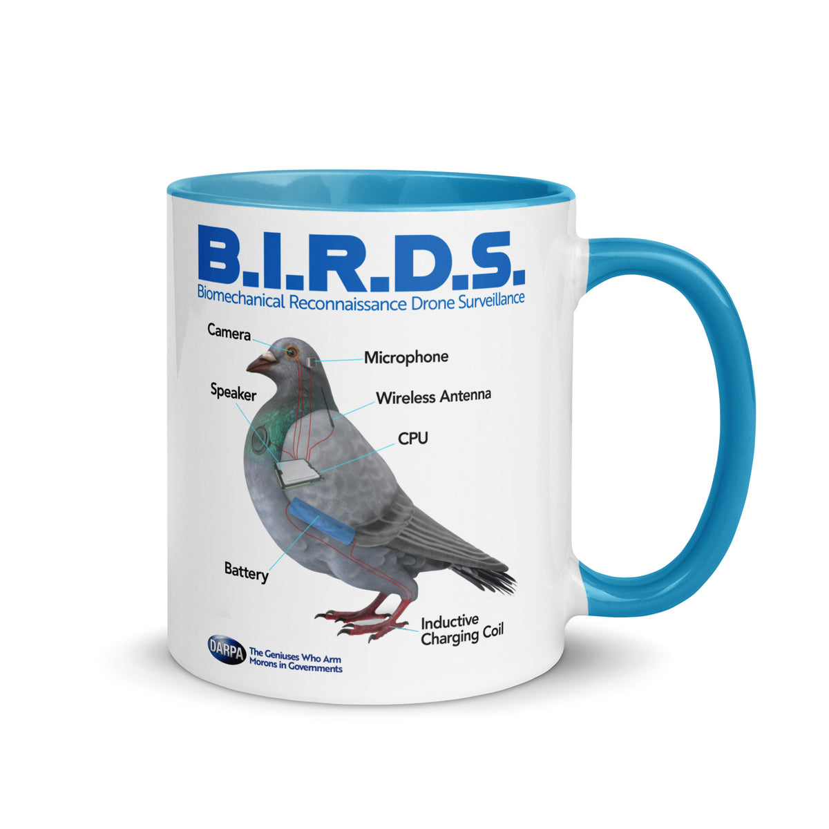 B.I.R.D.S. Biomechanical Reconnaissance Drone Surveillance Coffee Mug