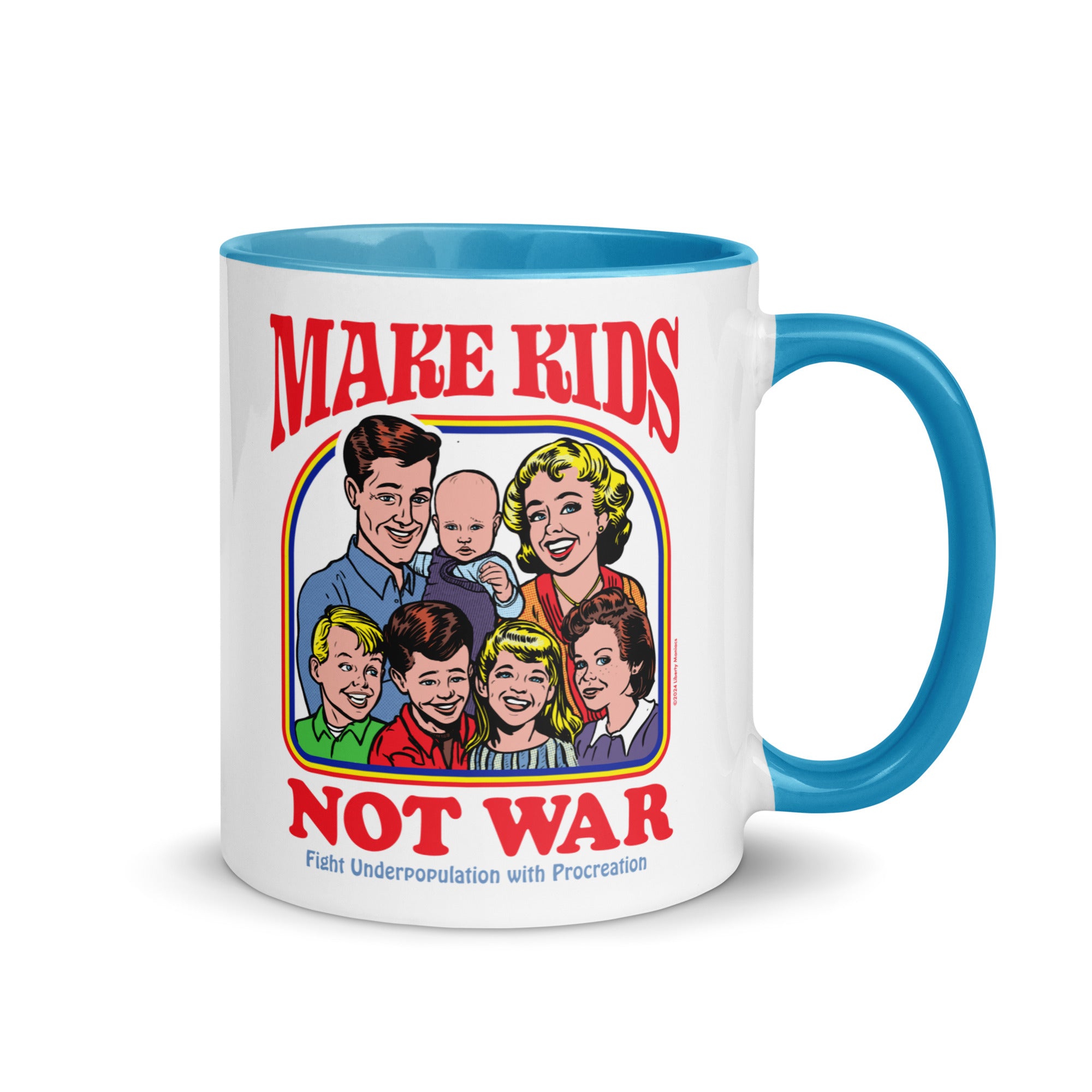 Make Kids Not War Colorful Coffee Mug