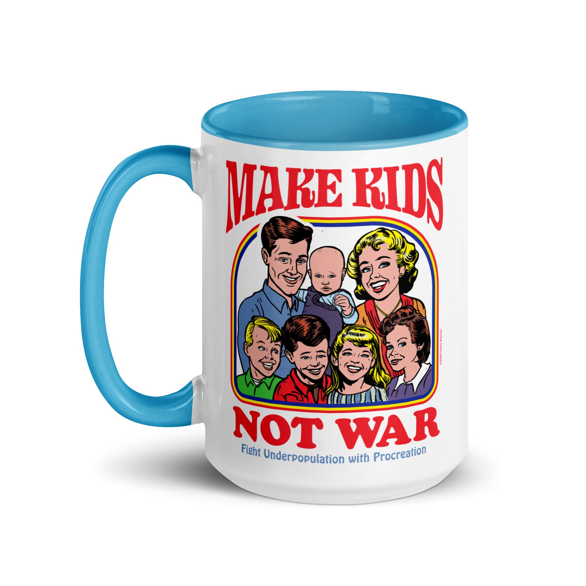 Make Kids Not War Colorful Coffee Mug