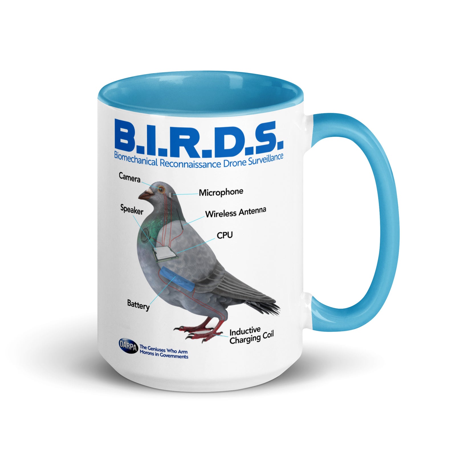 B.I.R.D.S. Biomechanical Reconnaissance Drone Surveillance Coffee Mug