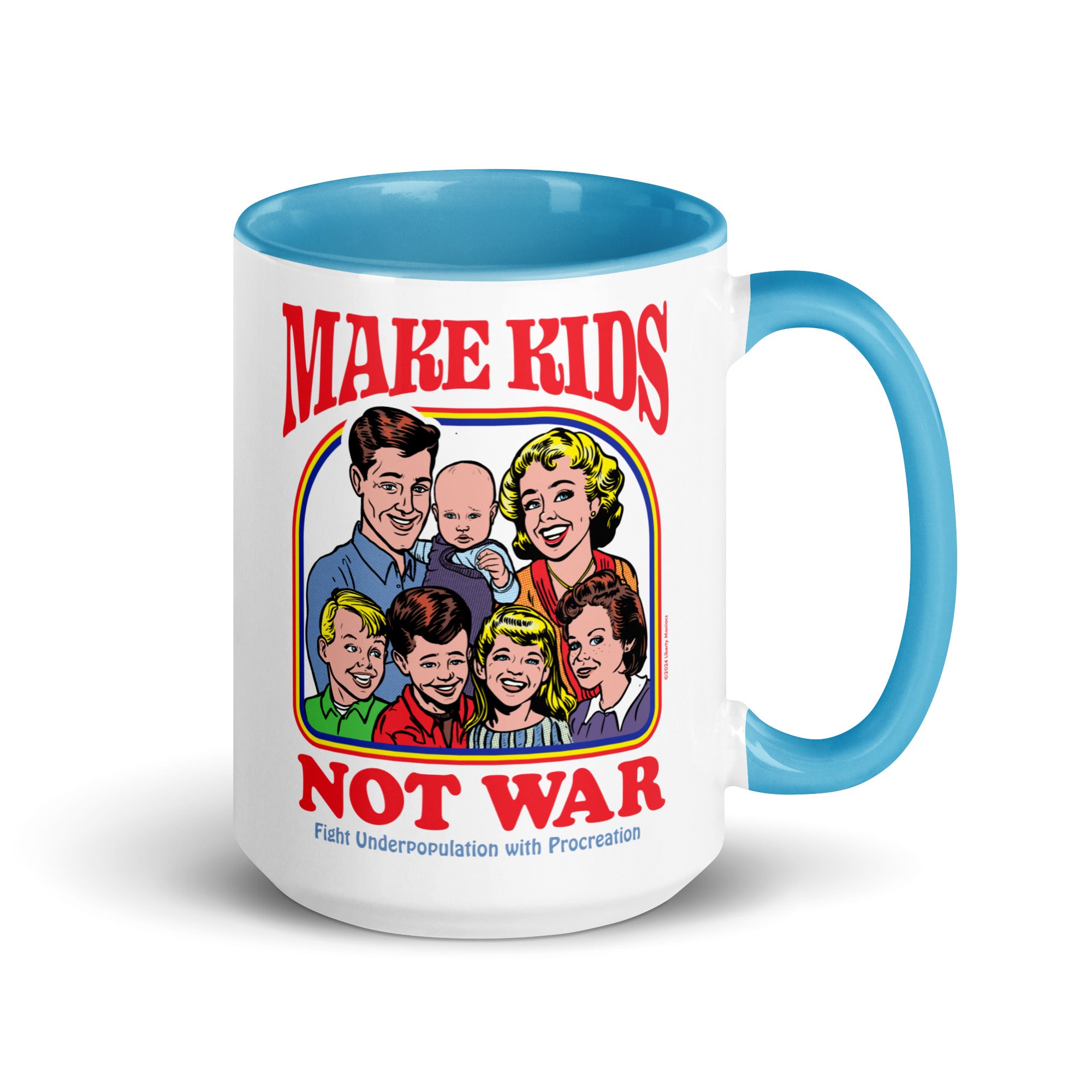 Make Kids Not War Colorful Coffee Mug