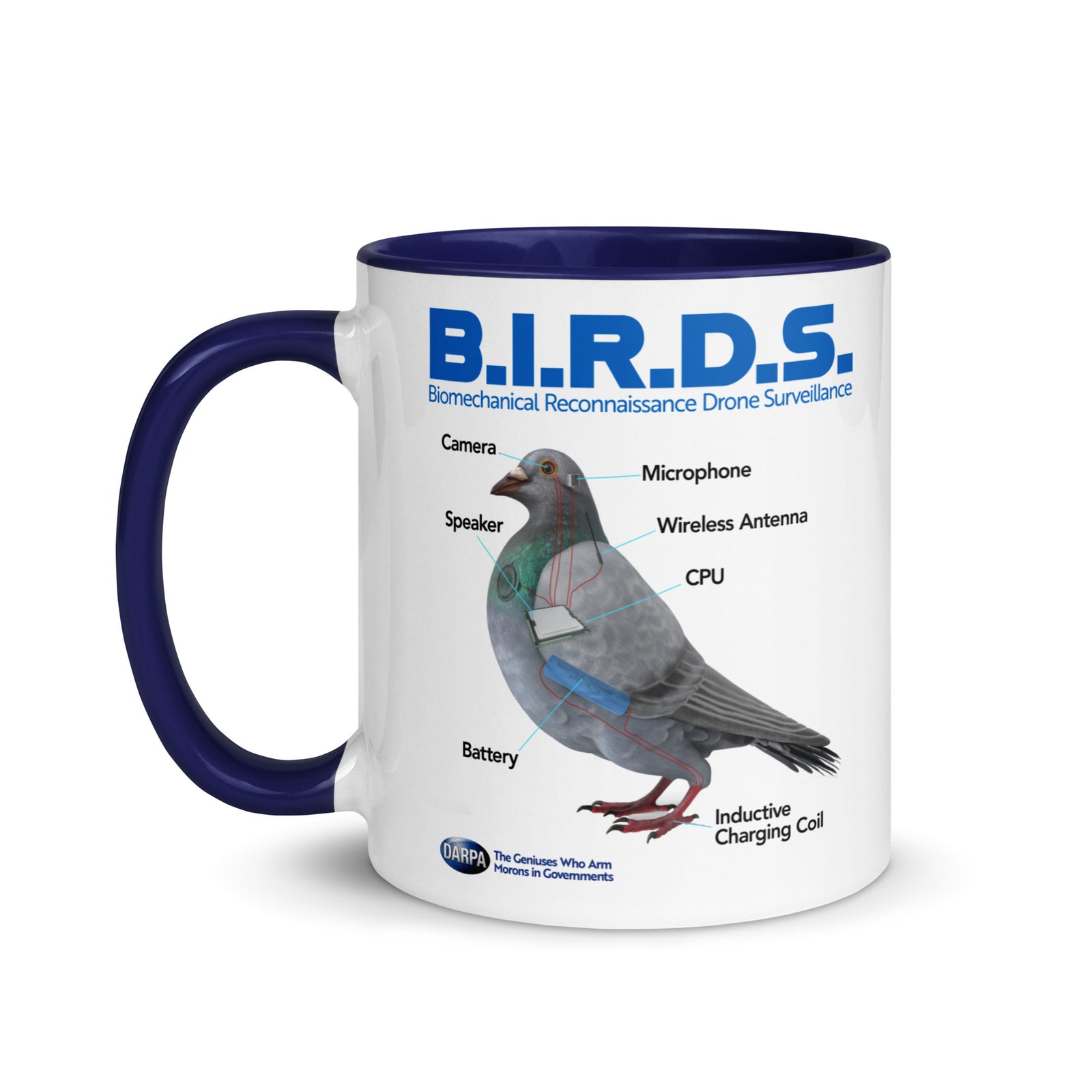 B.I.R.D.S. Biomechanical Reconnaissance Drone Surveillance Coffee Mug