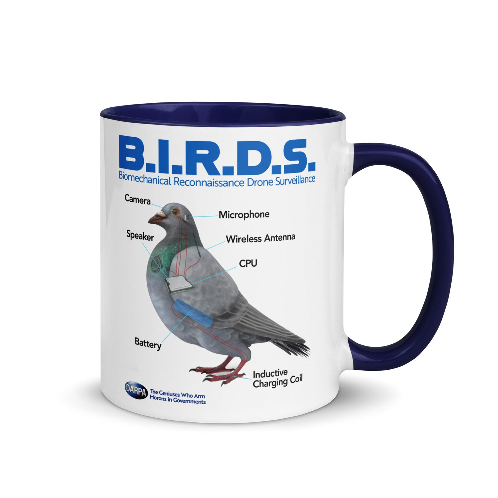 B.I.R.D.S. Biomechanical Reconnaissance Drone Surveillance Coffee Mug