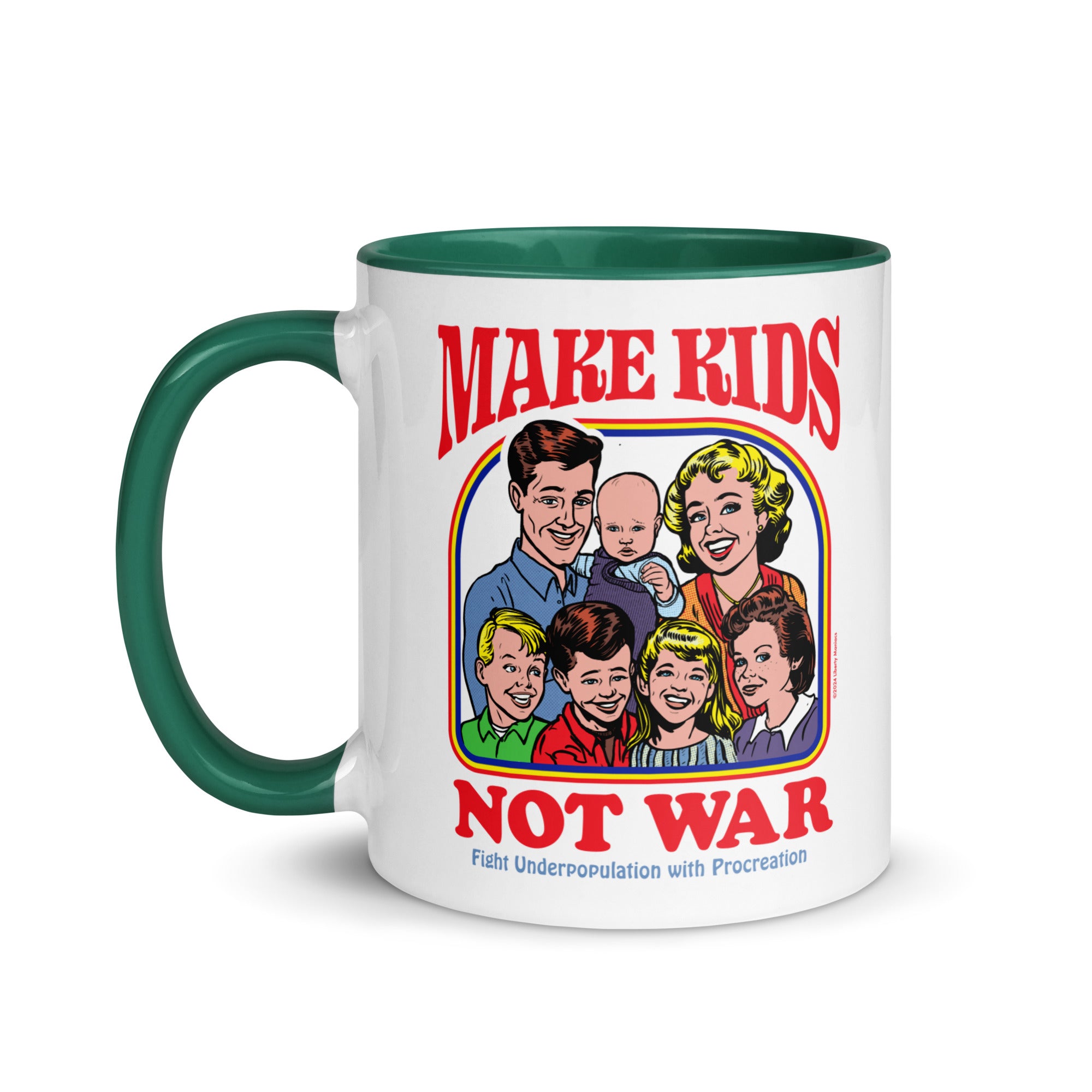 Make Kids Not War Colorful Coffee Mug