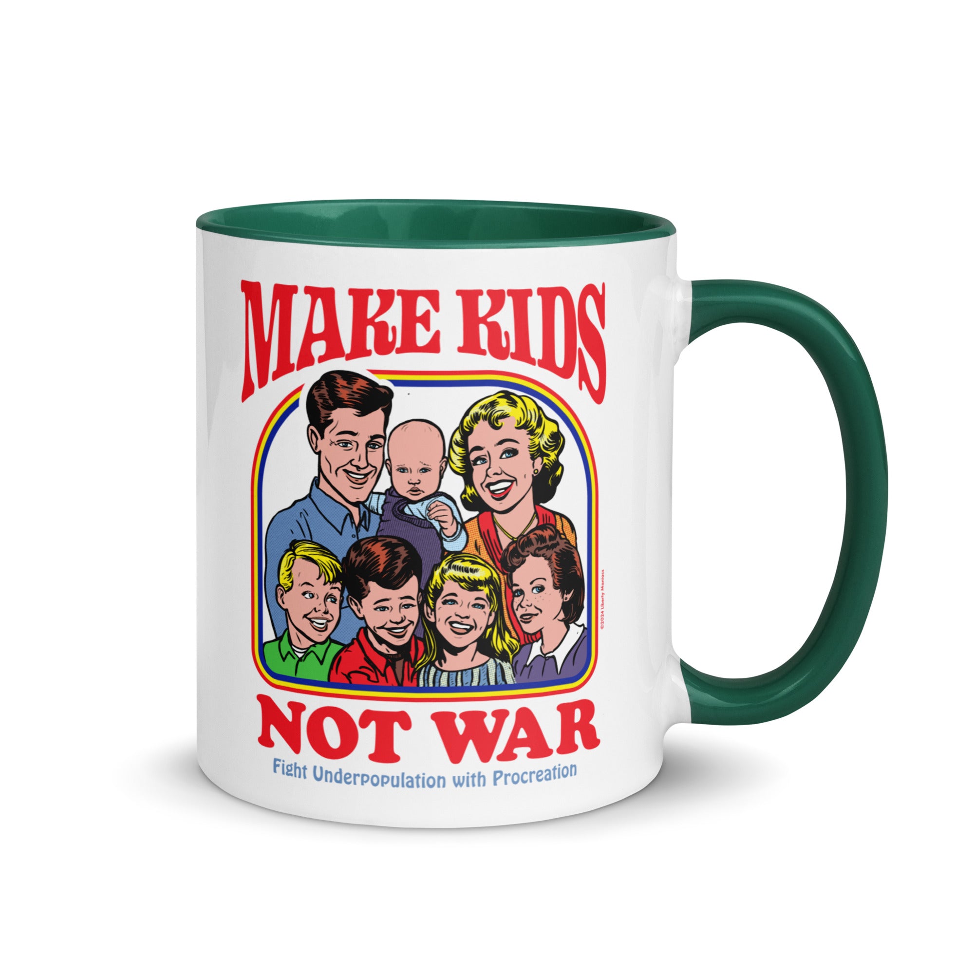 Make Kids Not War Colorful Coffee Mug