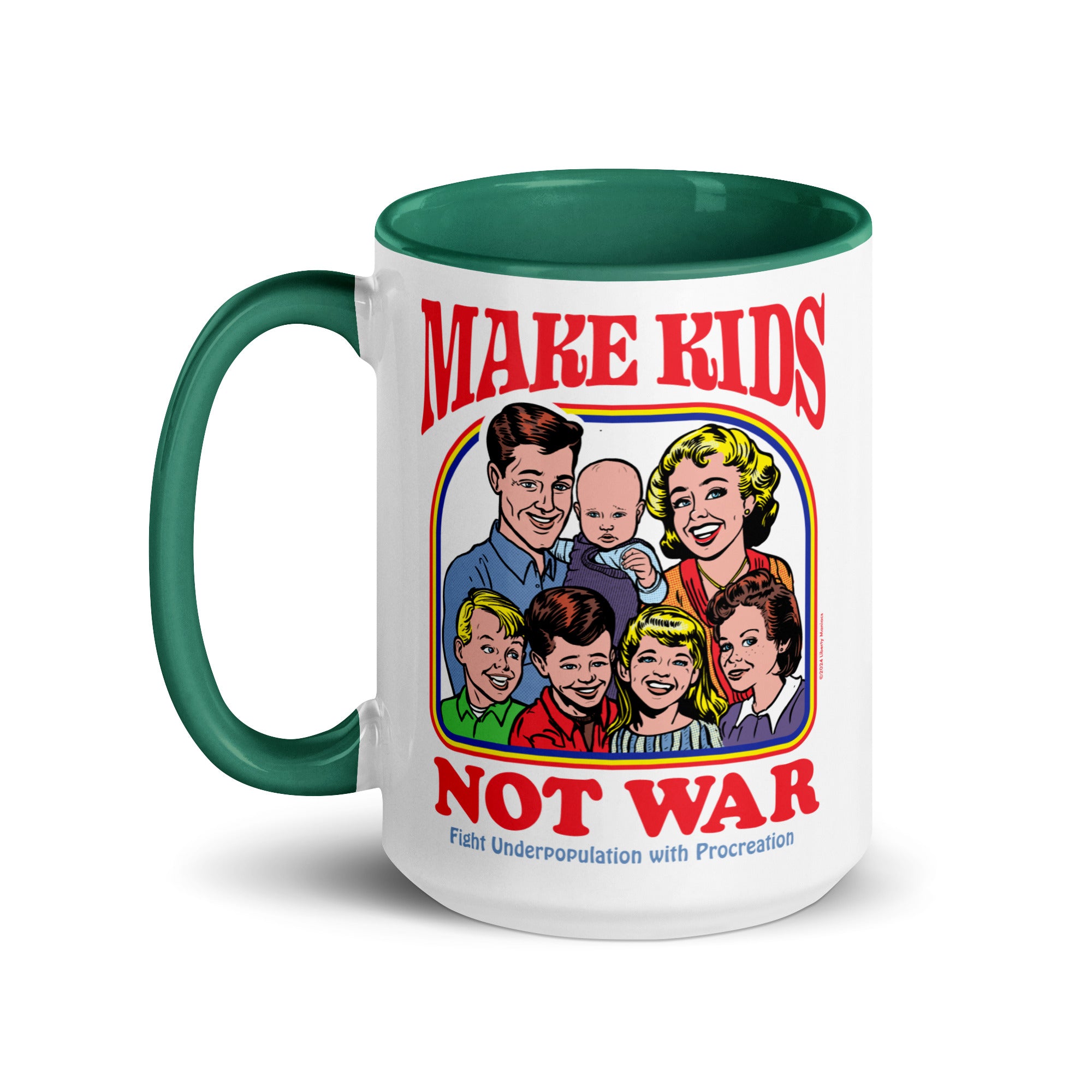 Make Kids Not War Colorful Coffee Mug