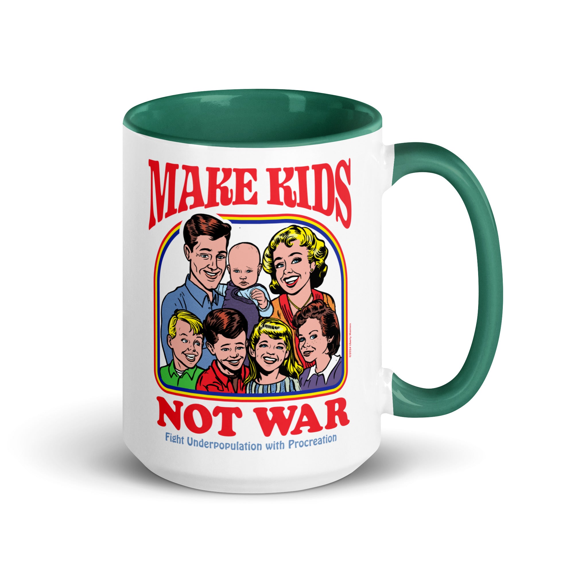 Make Kids Not War Colorful Coffee Mug