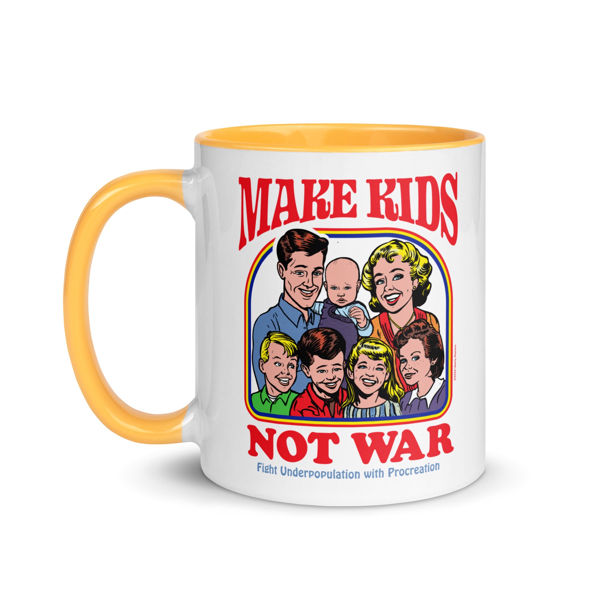 Make Kids Not War Colorful Coffee Mug