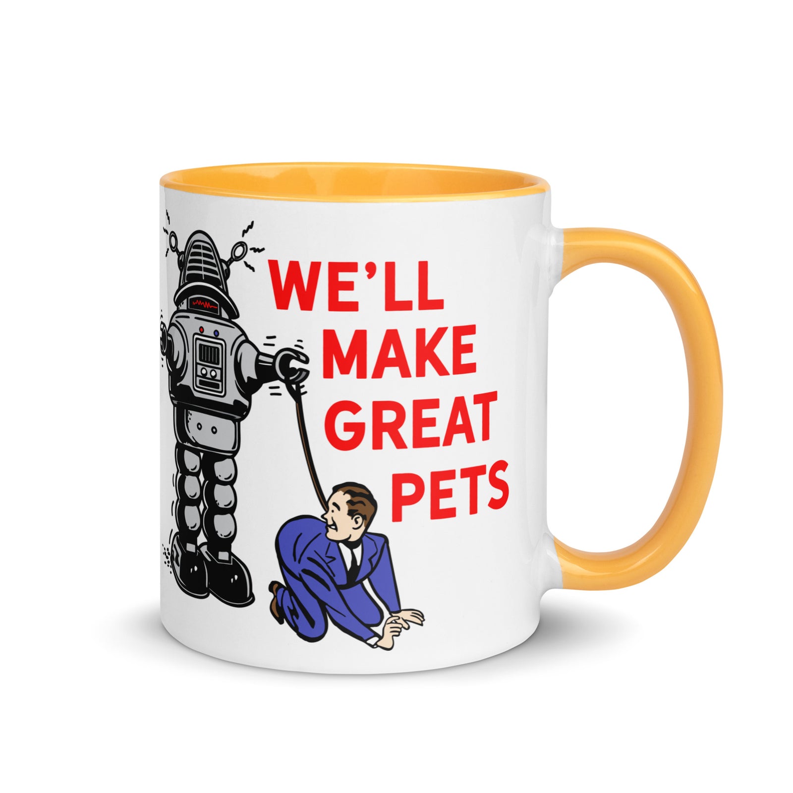We'll Great Pets Artificial Intelligence Overlord Mug with Color Inside