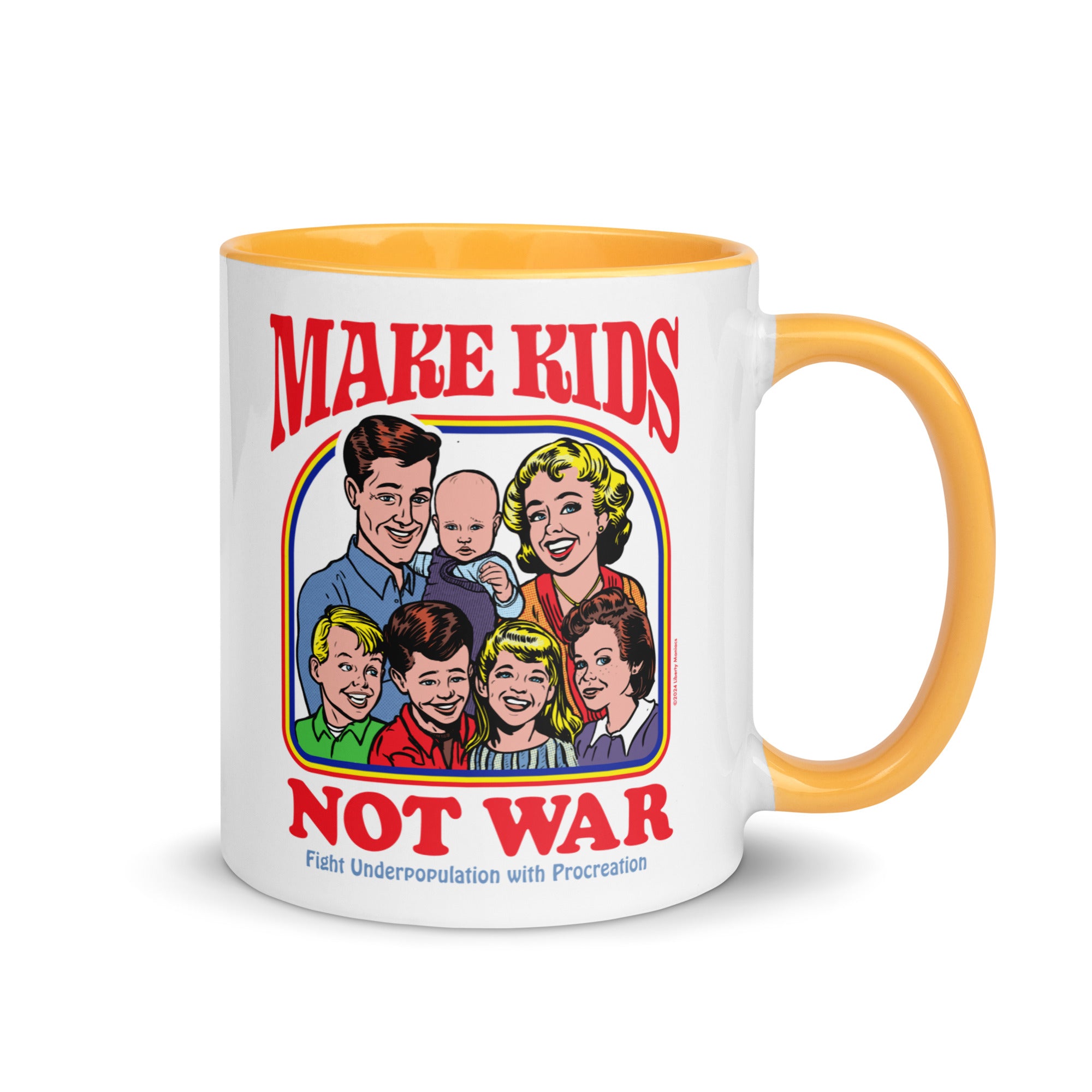 Make Kids Not War Colorful Coffee Mug