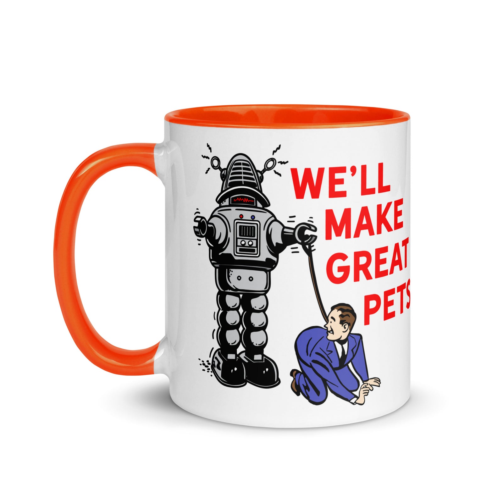 We'll Great Pets Artificial Intelligence Overlord Mug with Color Inside