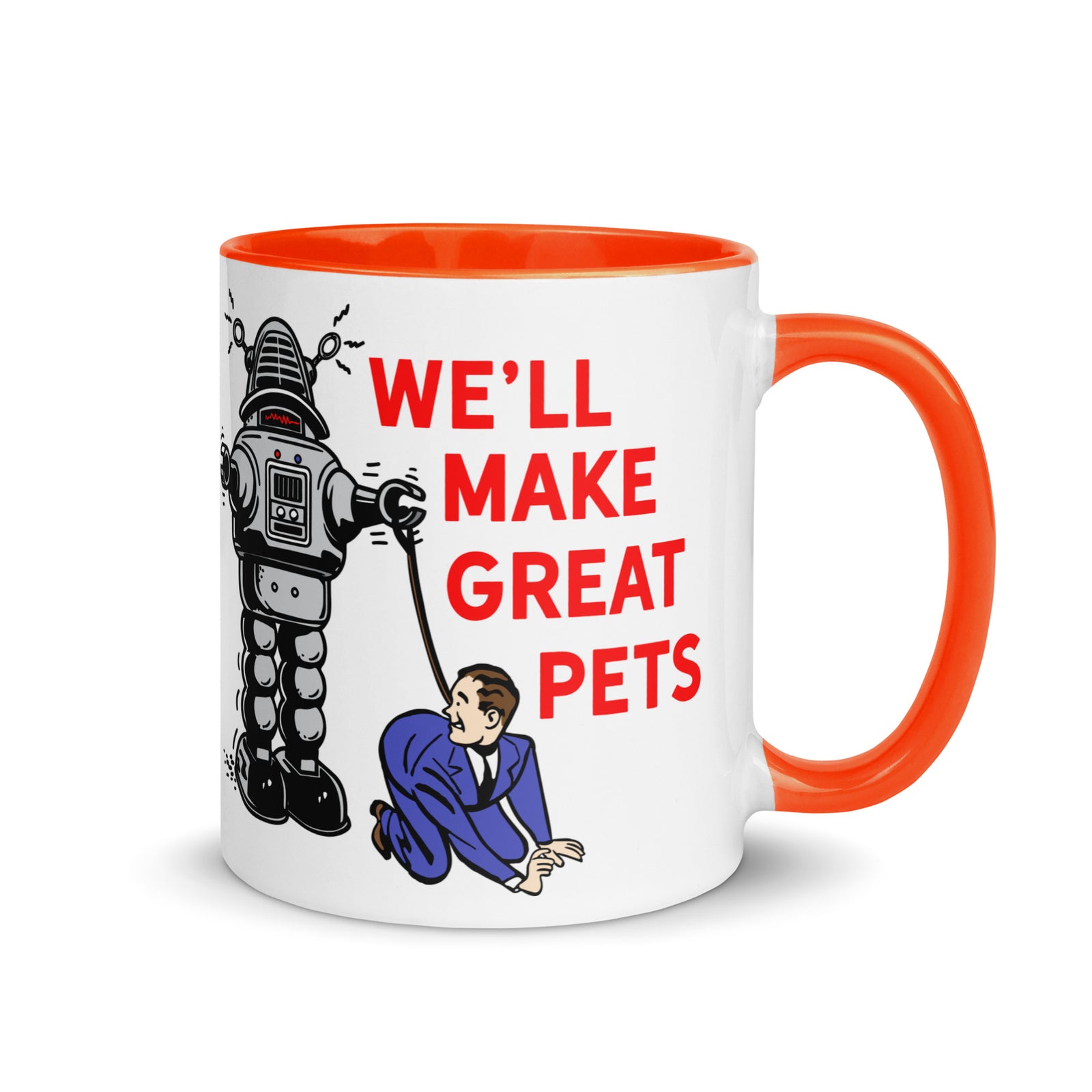 We'll Great Pets Artificial Intelligence Overlord Mug with Color Inside