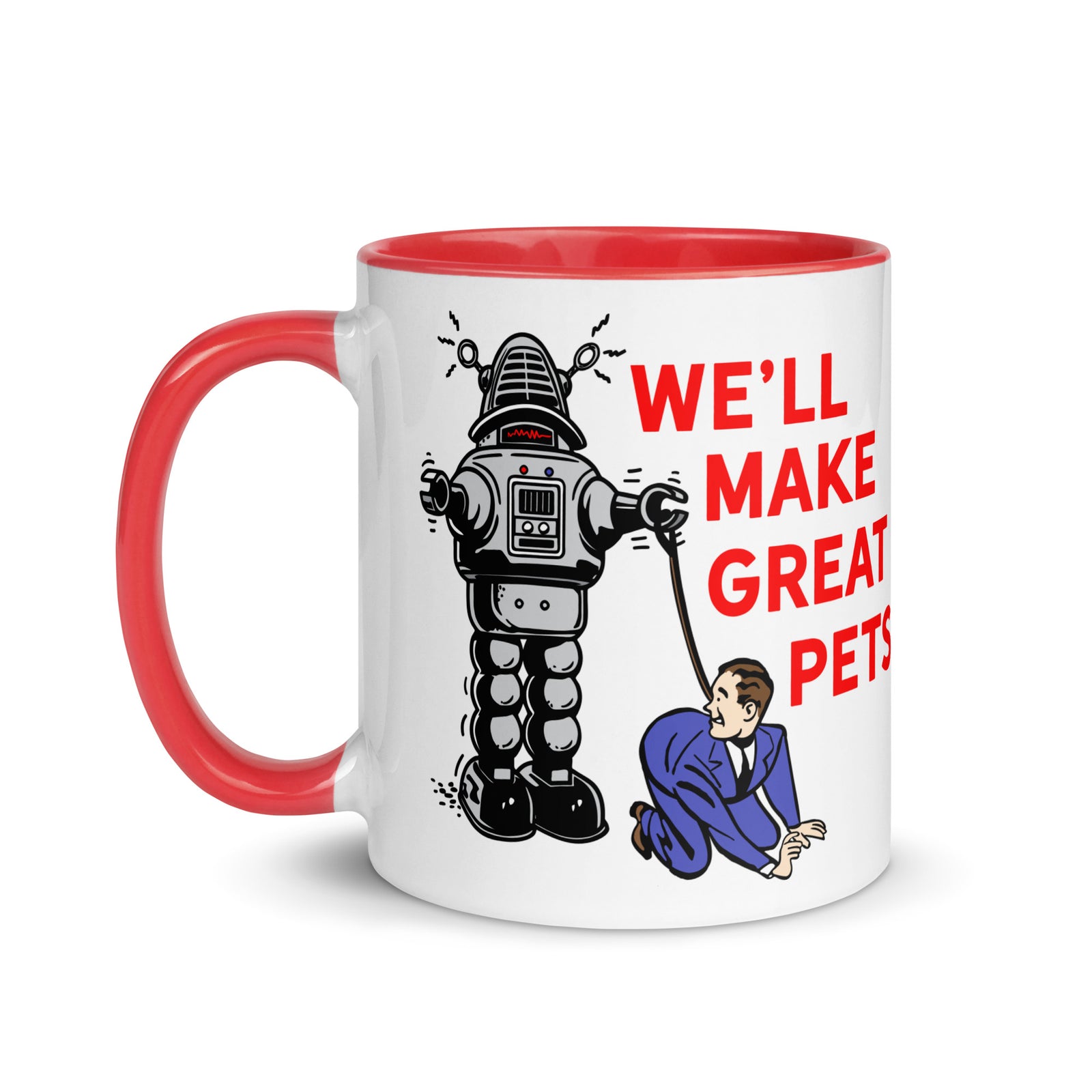 We'll Great Pets Artificial Intelligence Overlord Mug with Color Inside