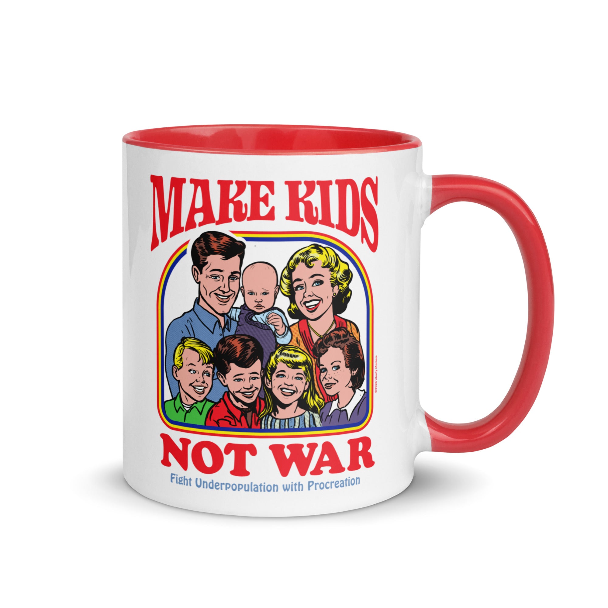 Make Kids Not War Colorful Coffee Mug