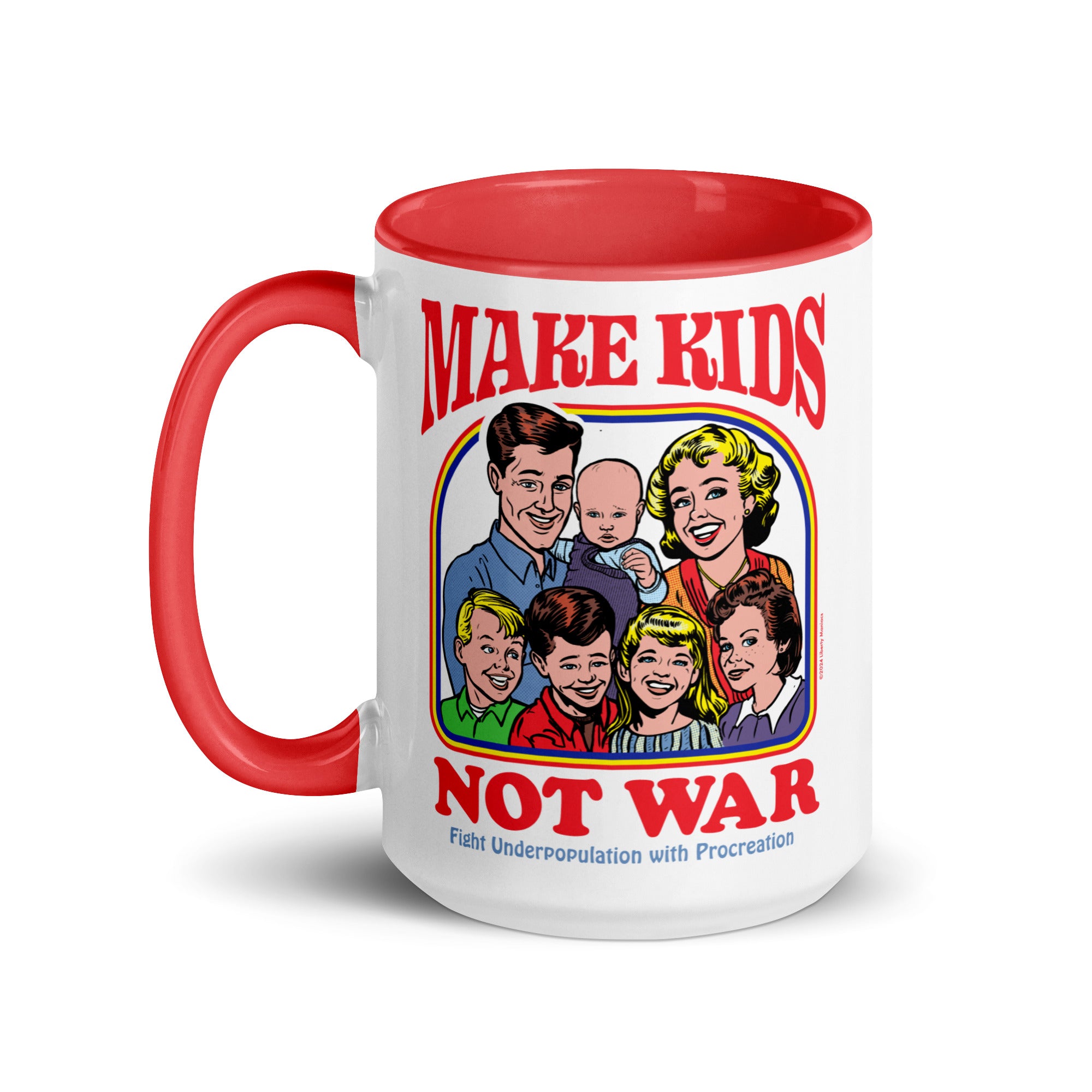 Make Kids Not War Colorful Coffee Mug