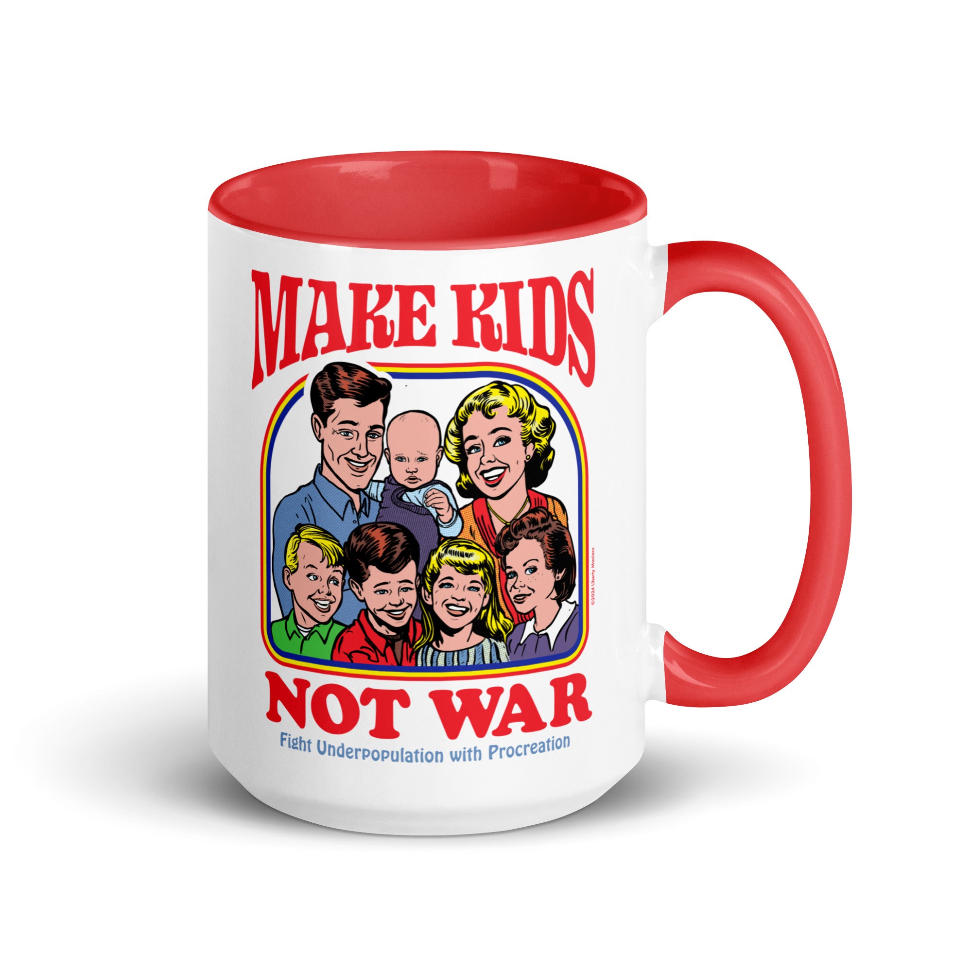 Make Kids Not War Colorful Coffee Mug