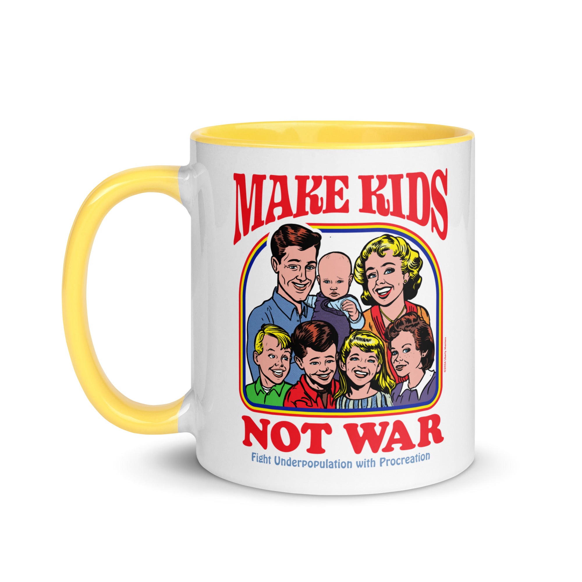 Make Kids Not War Colorful Coffee Mug