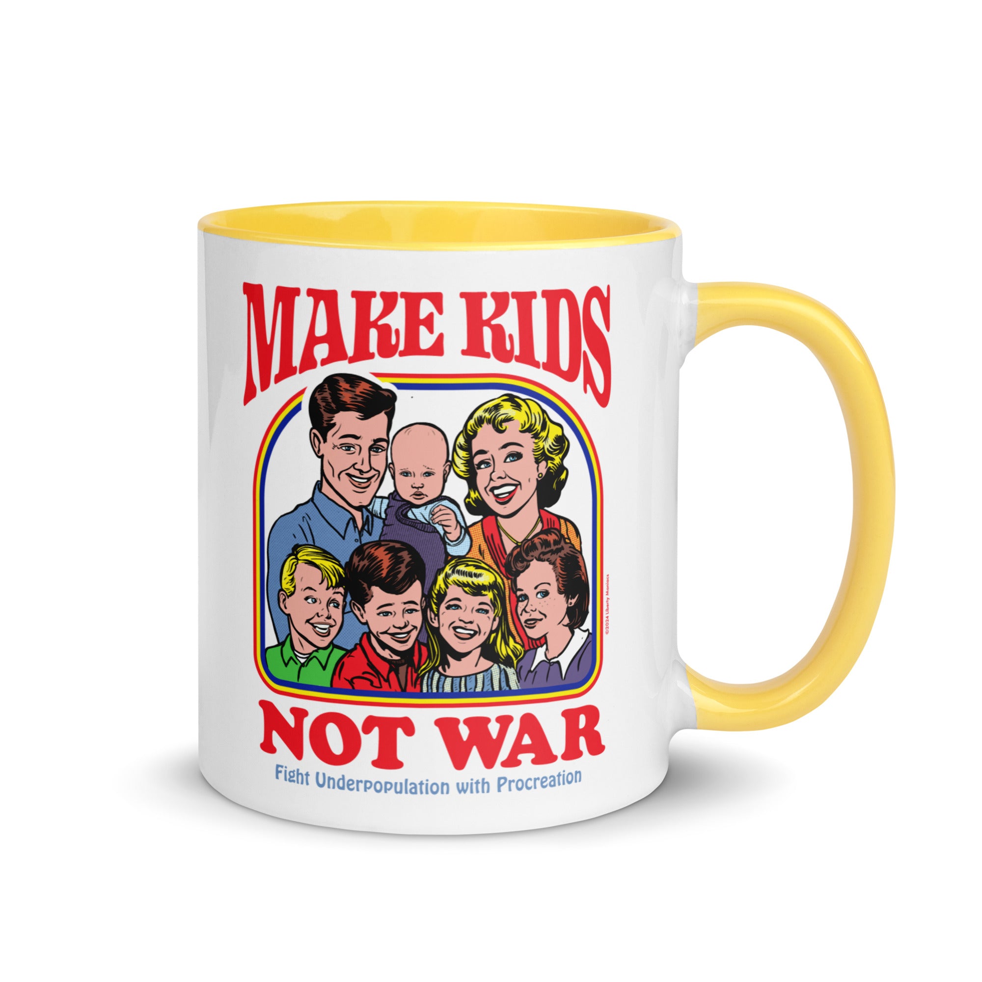 Make Kids Not War Colorful Coffee Mug