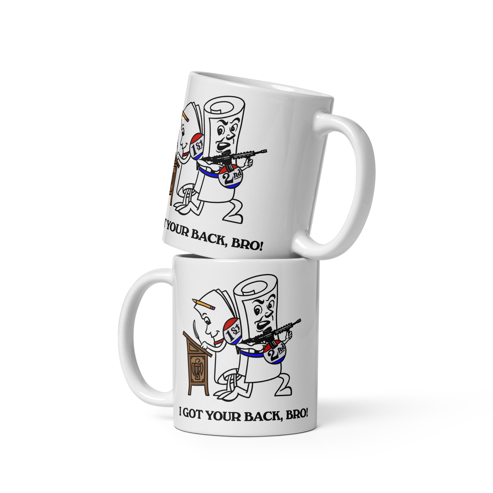 Second Amendment I Got Your Back Bro Mug