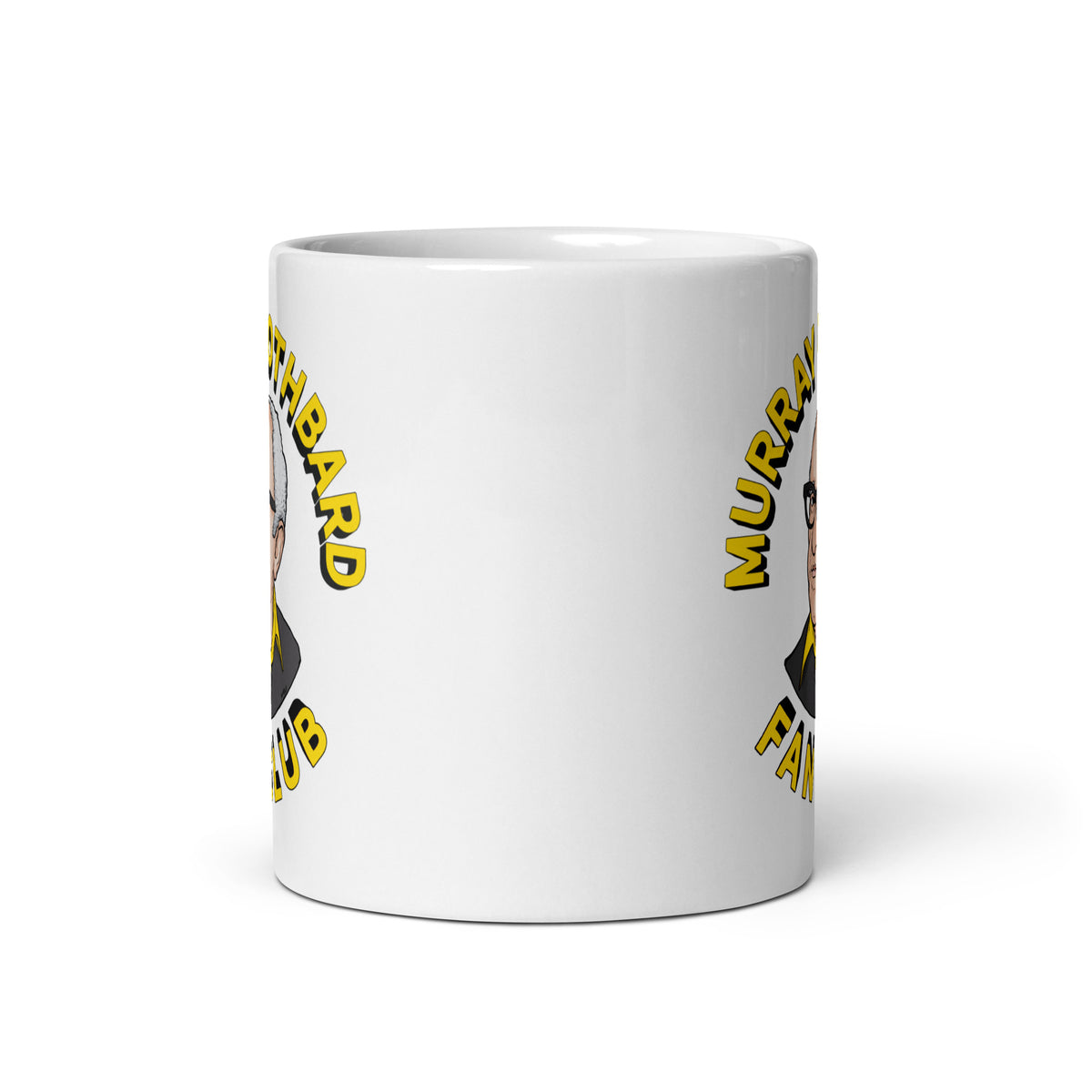 White glossy mug
