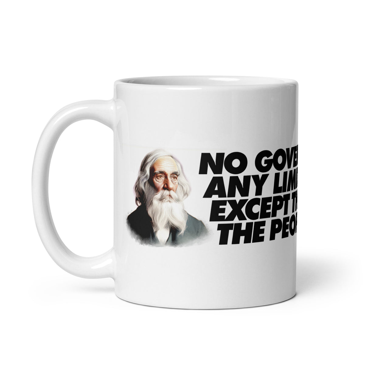 Lysander Spooner Government Limits Quote Mug