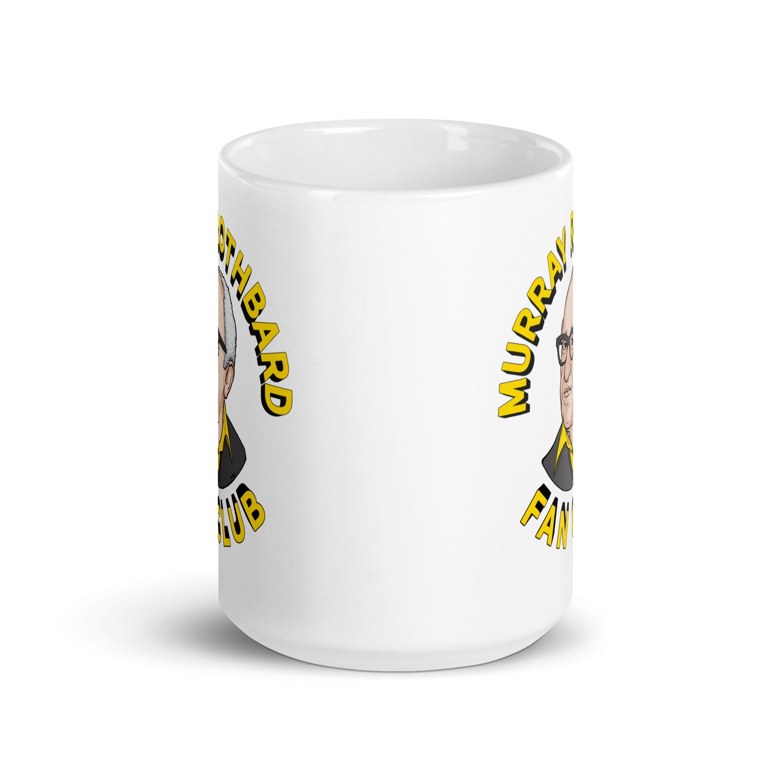 White glossy mug