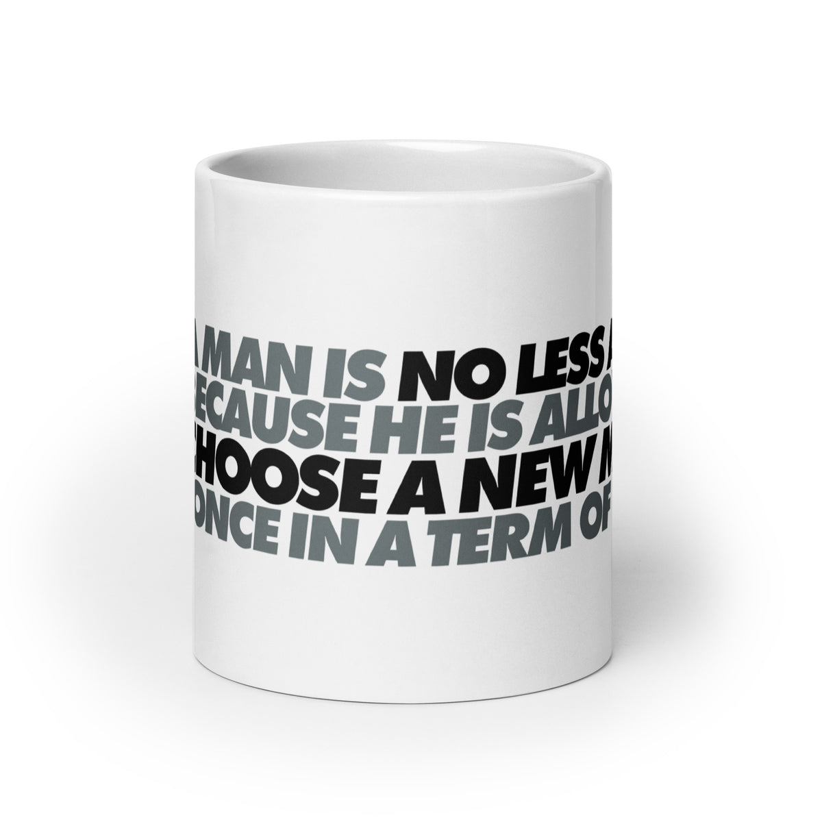 Lysander Spooner Government Limits Quote Mug