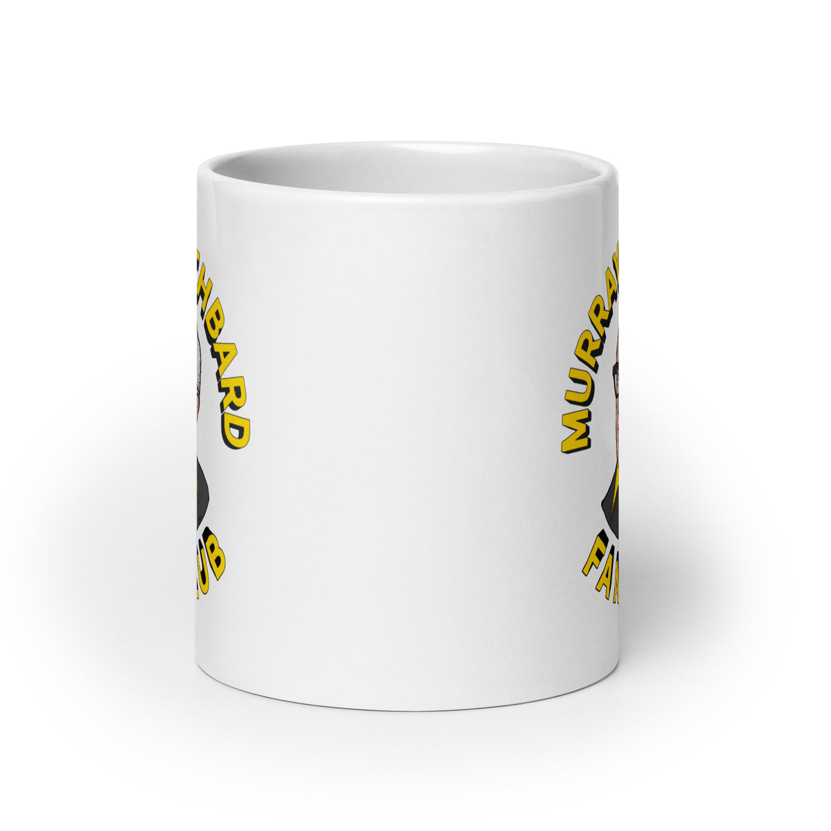 White glossy mug