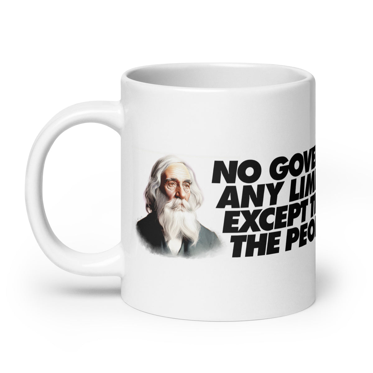 Lysander Spooner Government Limits Quote Mug