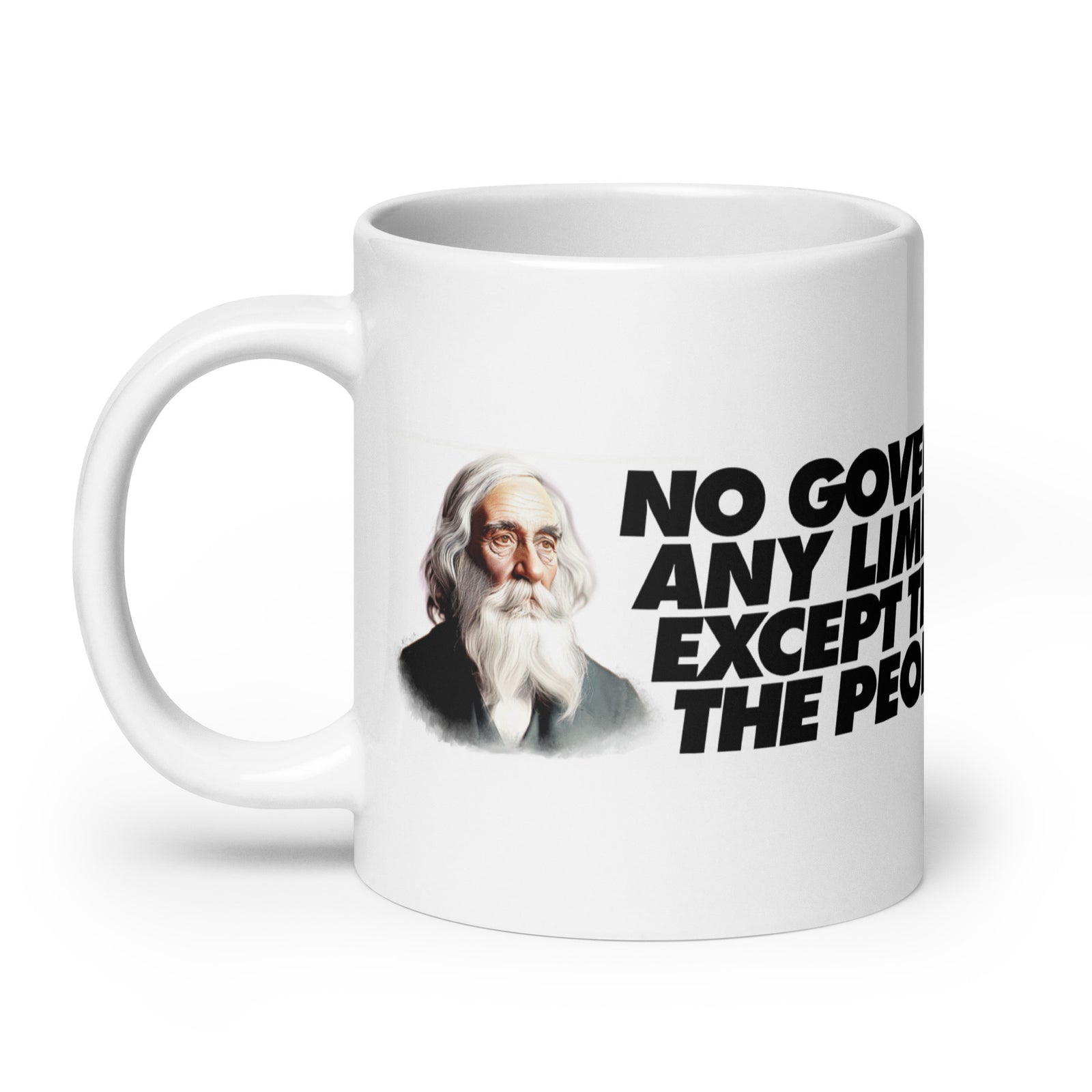 Lysander Spooner Government Limits Quote Mug