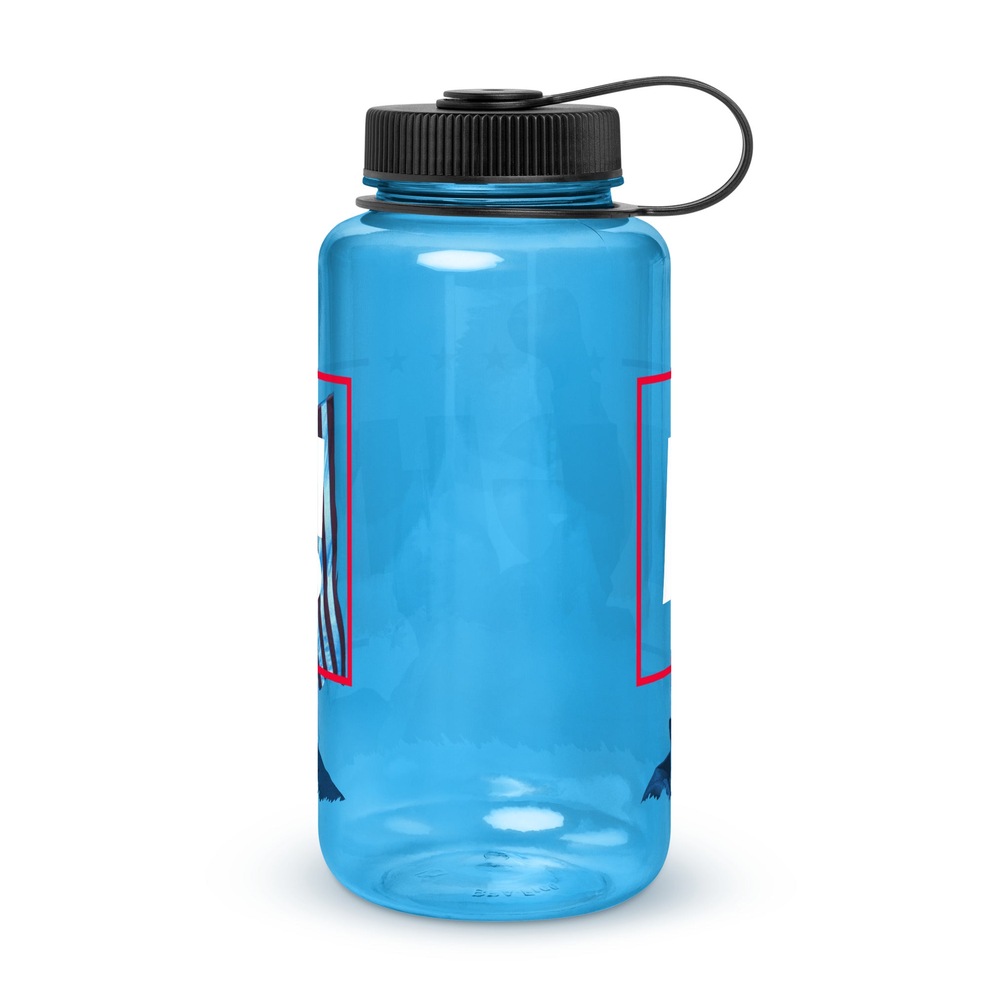 Trump Fight Wide Mouth Plastic Water Bottle