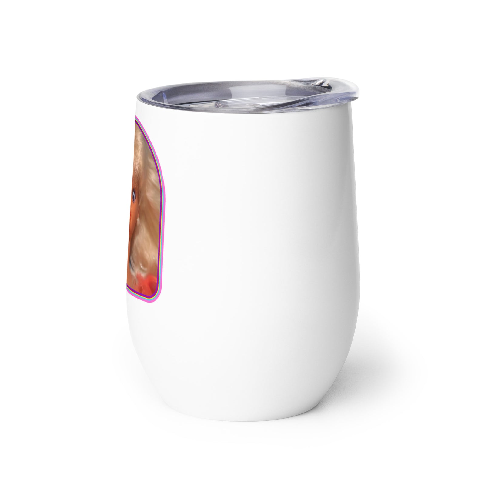 WTF Barbie Wine Tumbler