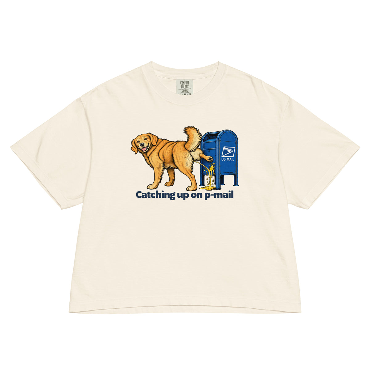 Catching Up on P-mail Women’s Boxy Tee