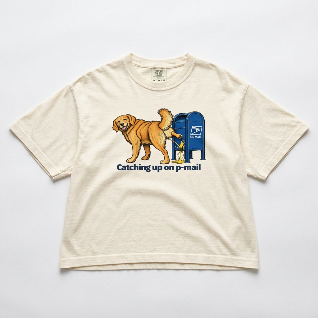 Catching Up on P-mail Women’s Boxy Tee